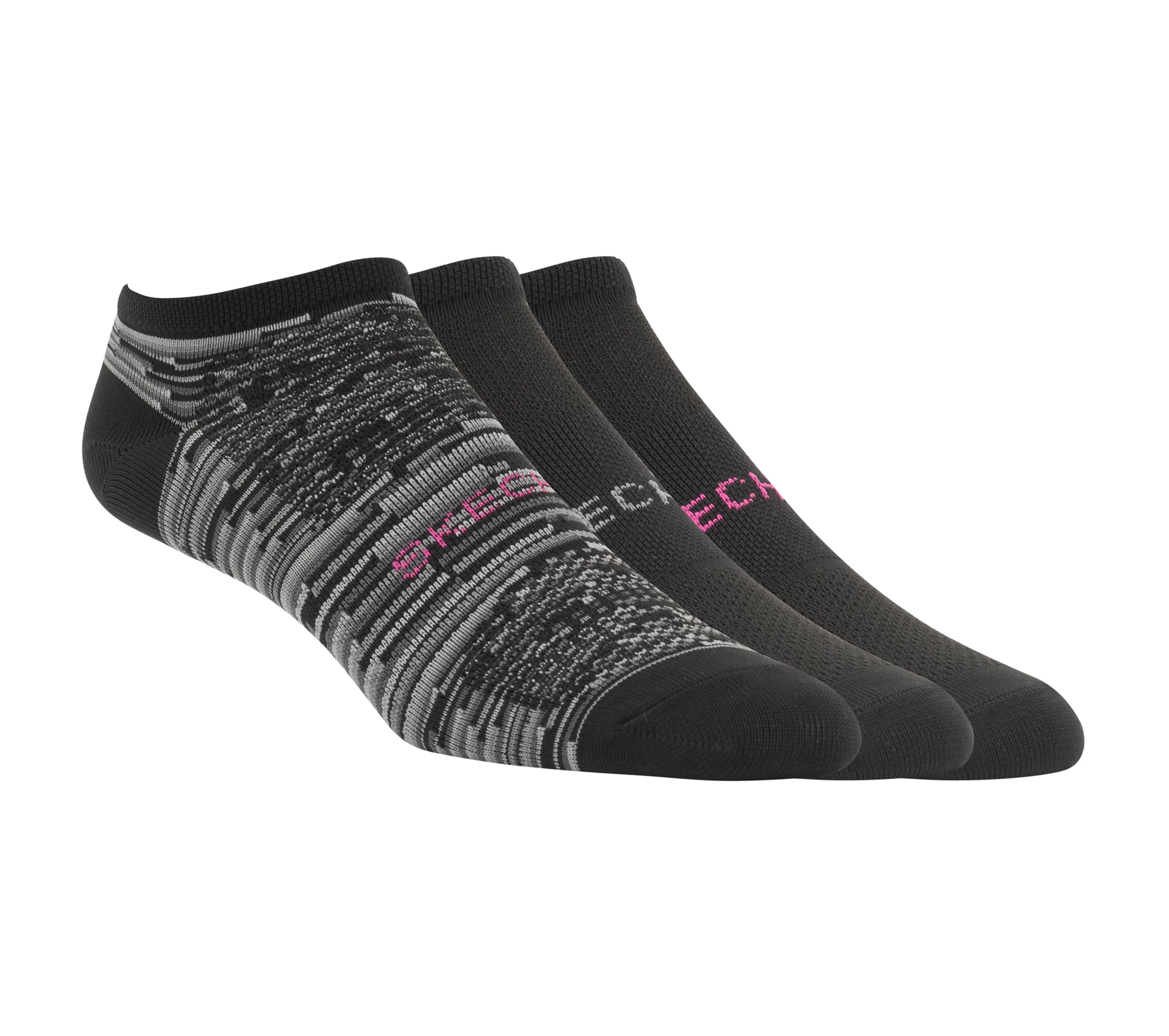 SKECHERS 3 Pack No Show Microfiber Socks | Mujer Calcetines | Accesorios