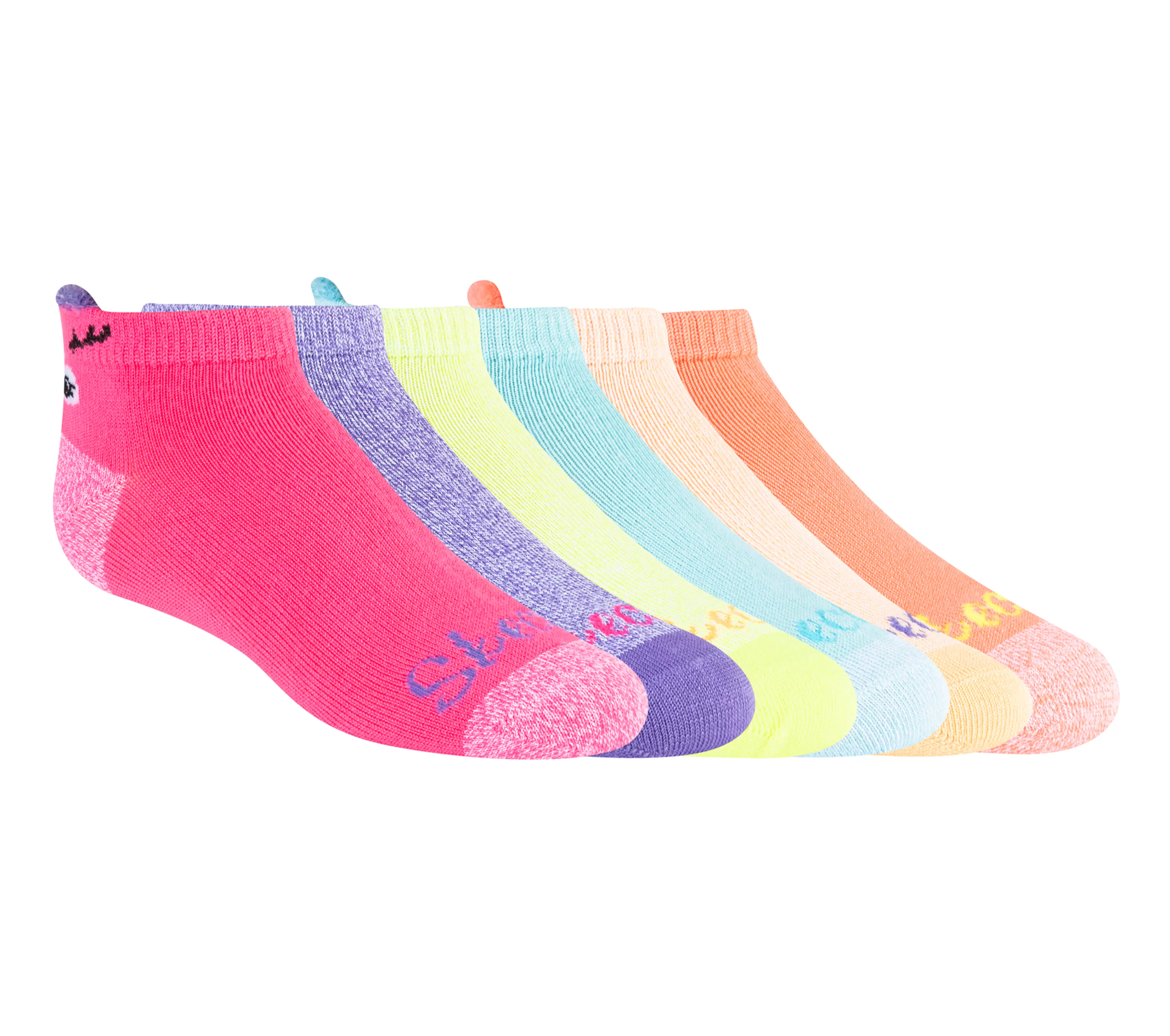 SKECHERS 3D Ears Critter Socks - 6 Pack | Niños Calcetines | Calcetines