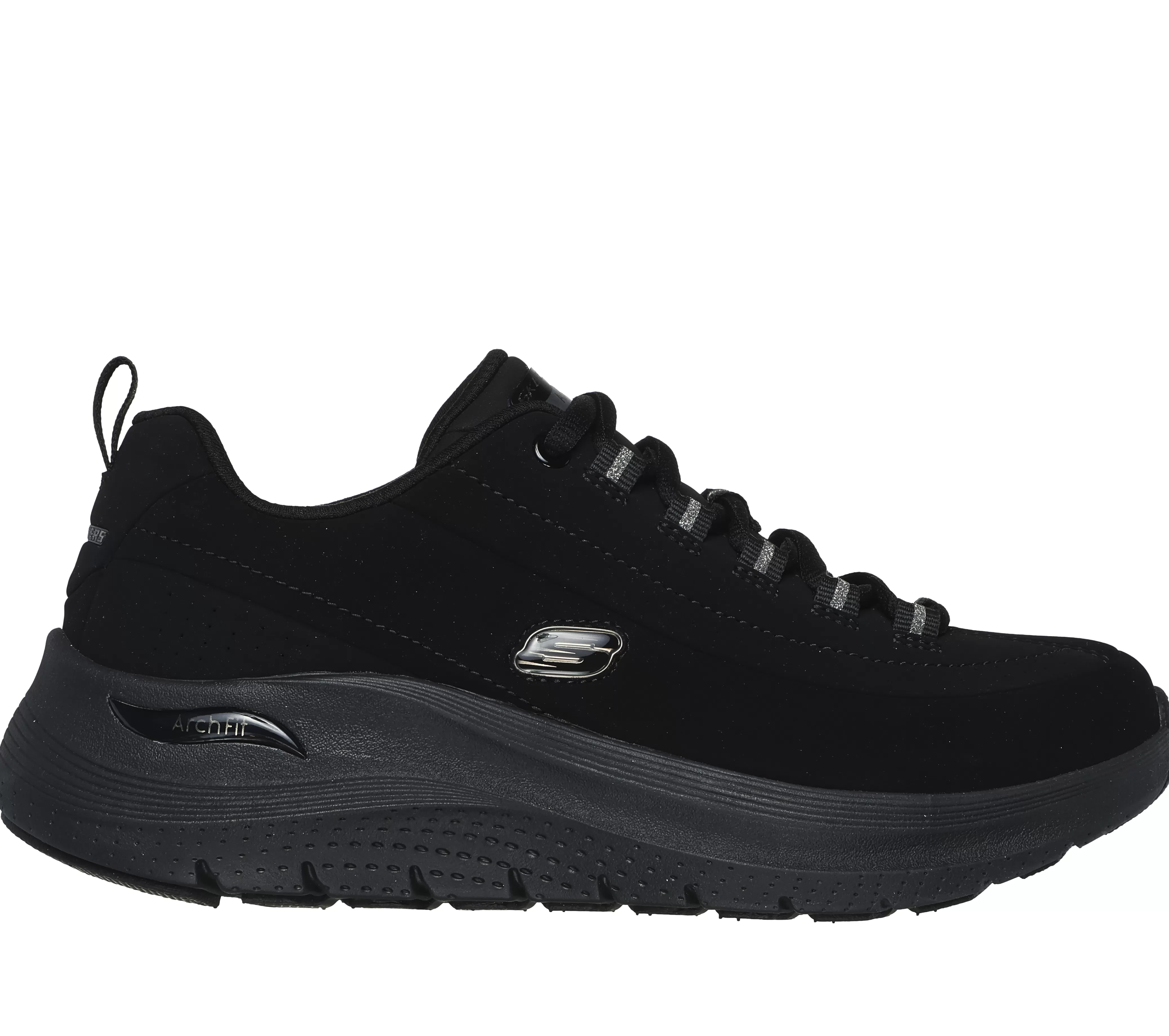 SKECHERS Arch Fit 2.0 - Dark Horse | Mujer Con Cordones | Zapatillas Casual