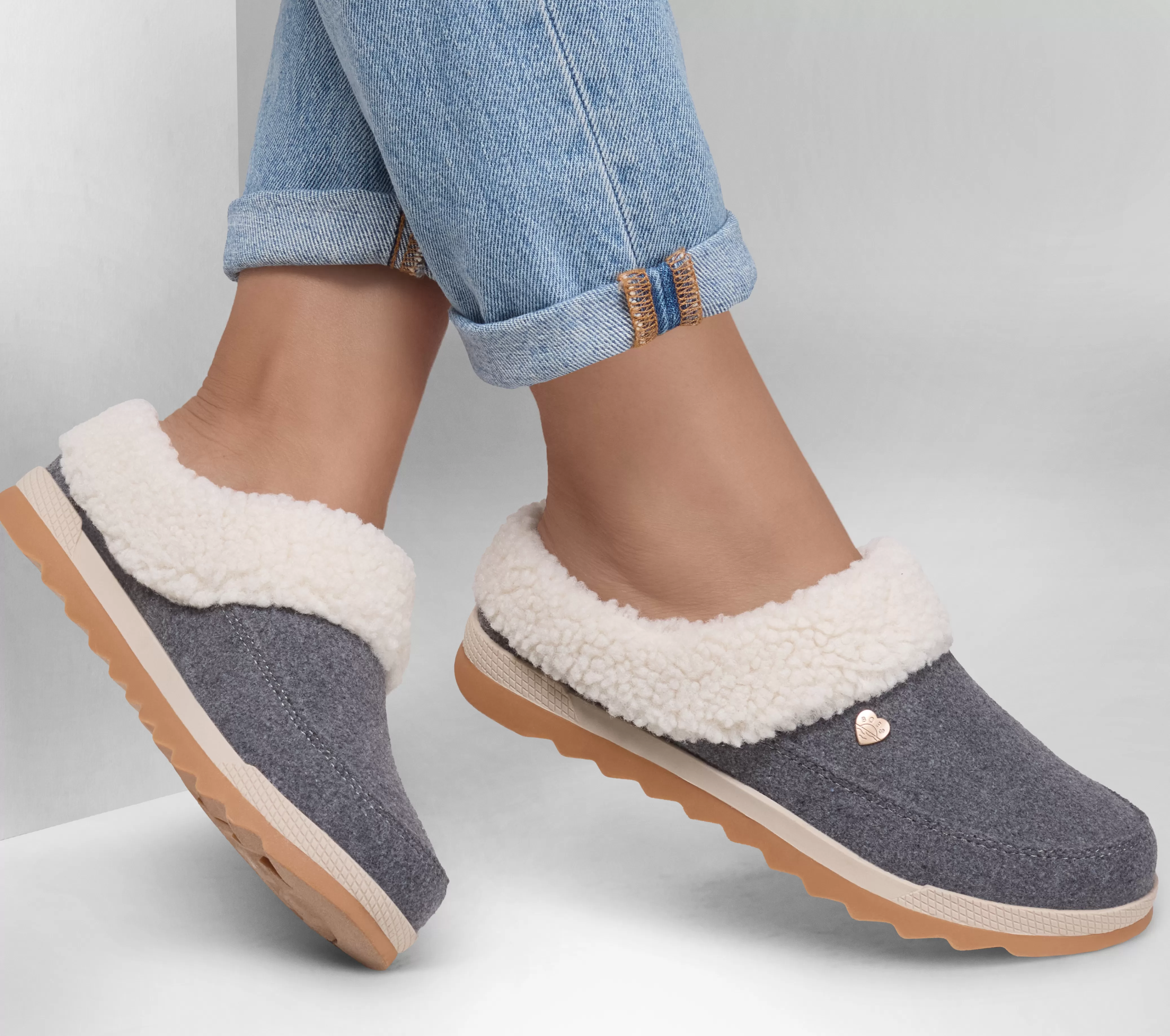 SKECHERS BOBS Cozy Chill - Light Downtime | Mujer Sin Cordones | Slippers