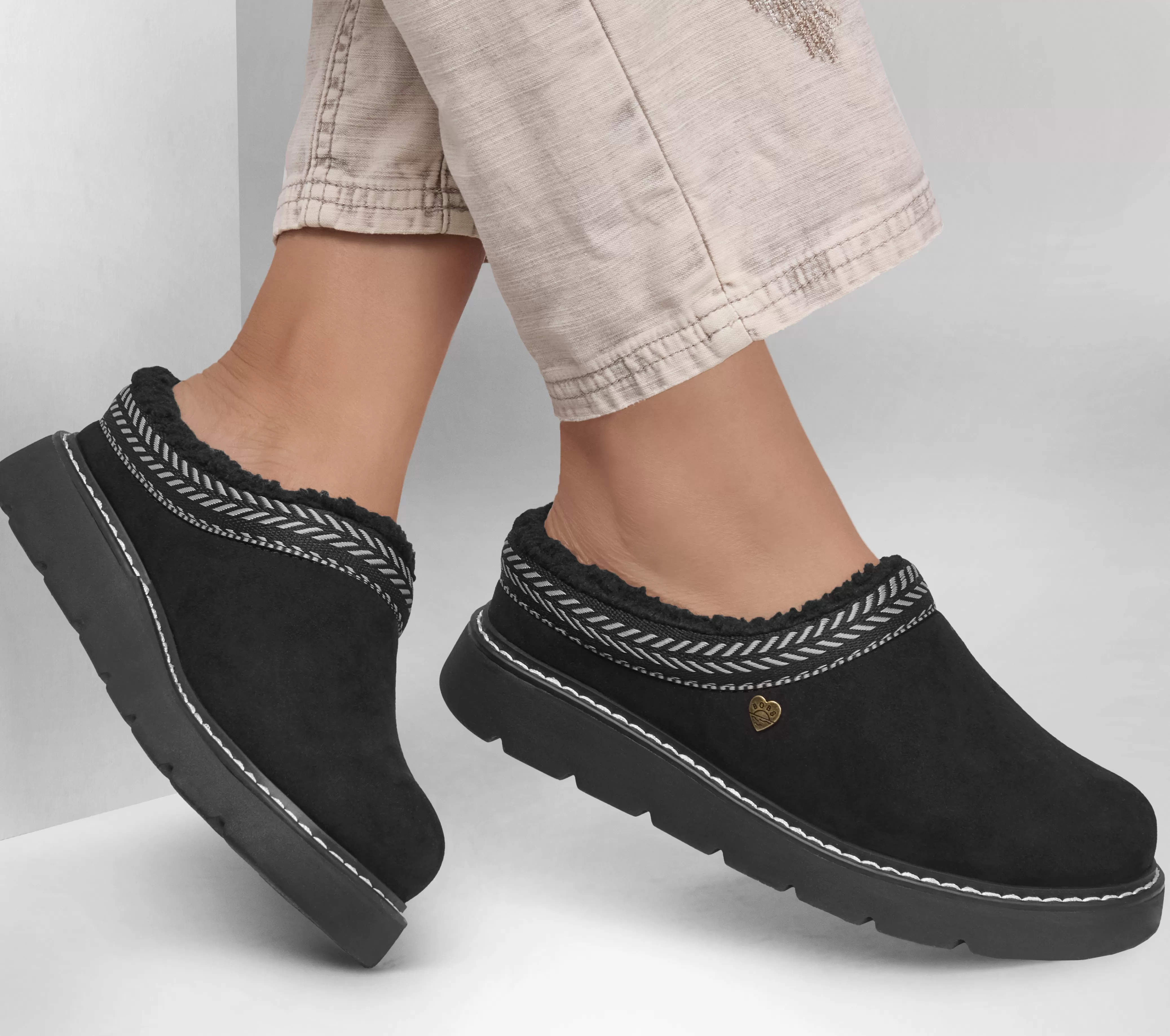 SKECHERS BOBS Keepsakes Lite - Cozy Fest | Mujer Sin Cordones | Slippers