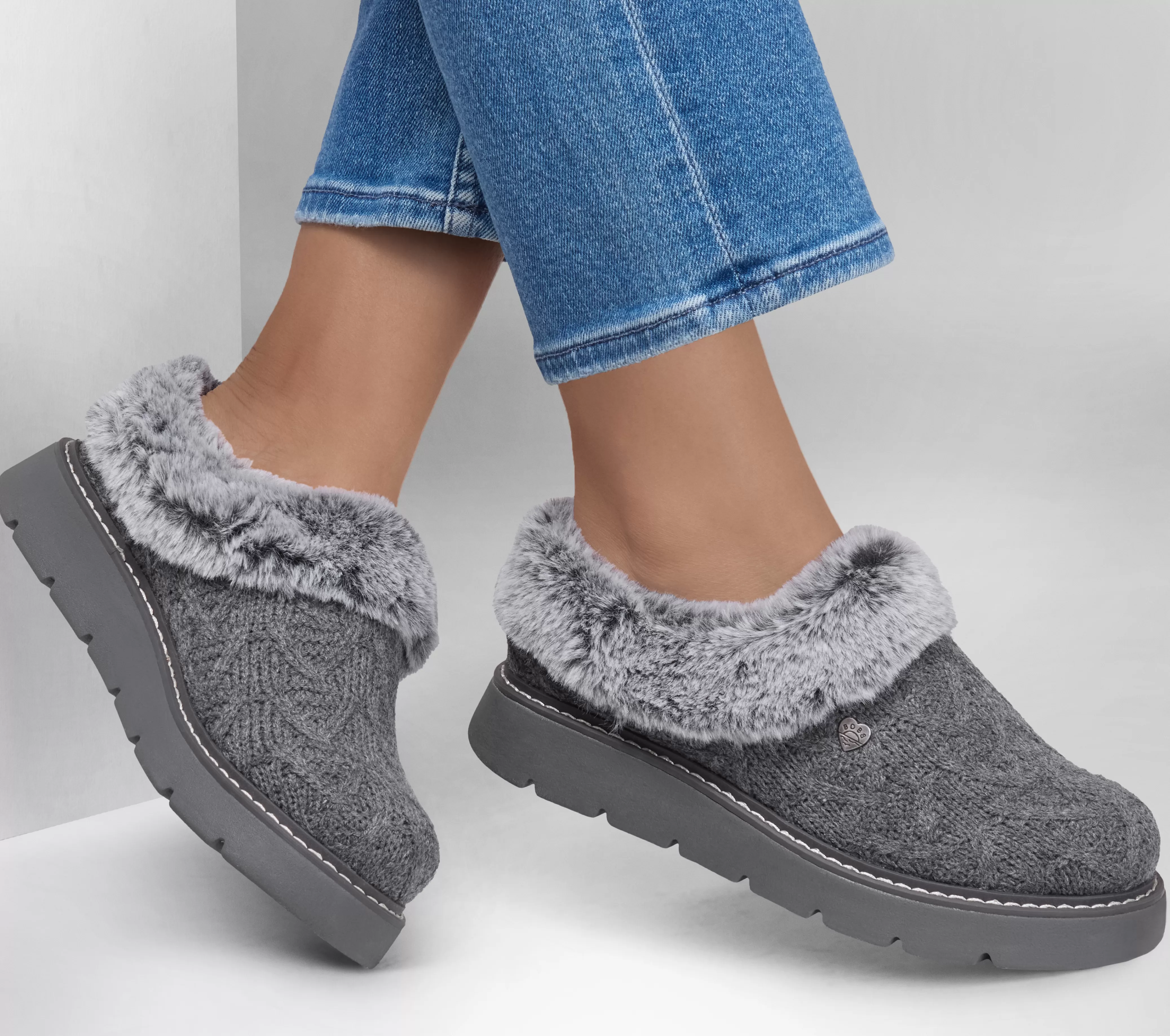 SKECHERS BOBS Keepsakes Lite - Warm Regards | Mujer Sin Cordones | Slippers