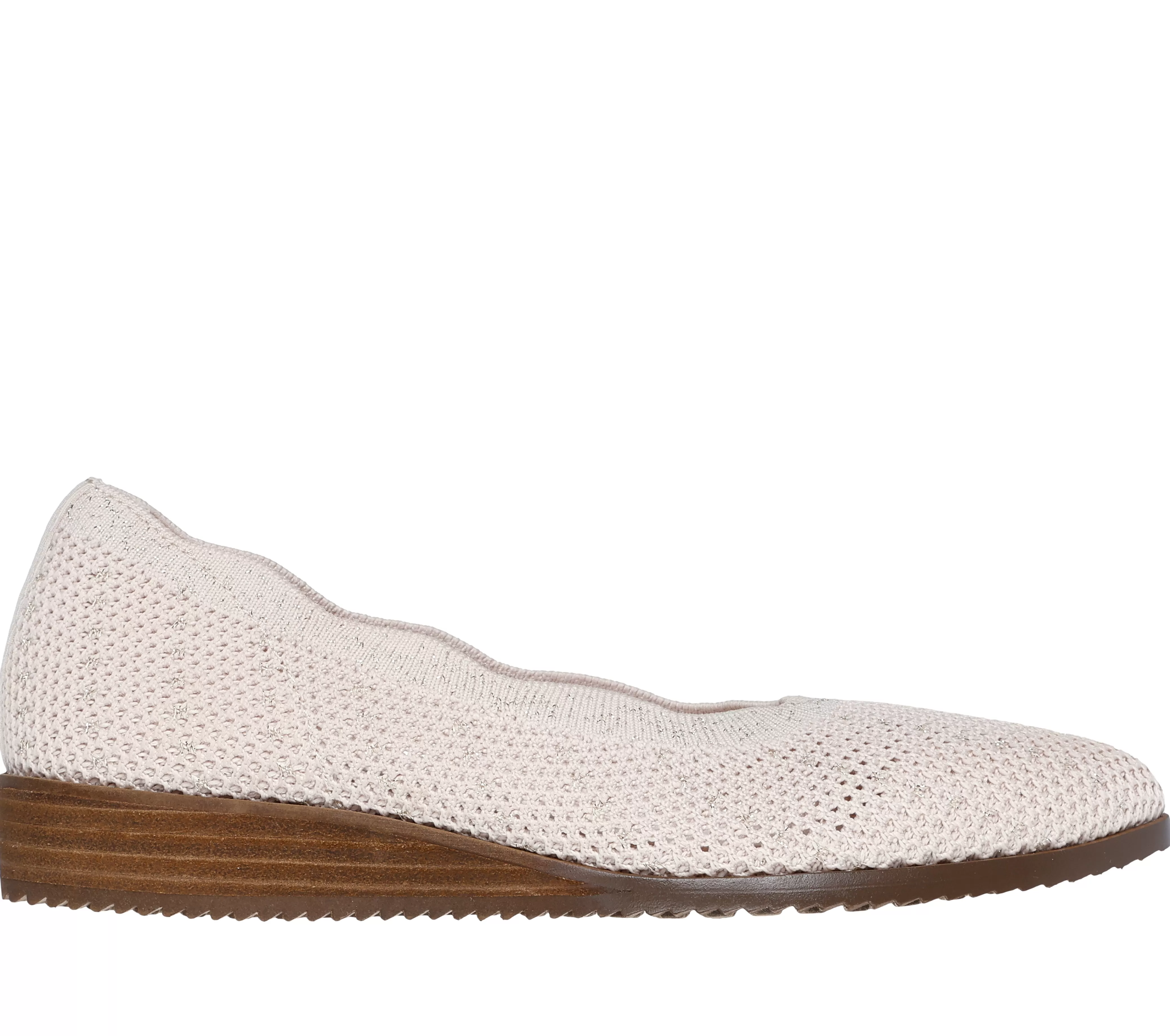 SKECHERS Cleo Sawdust - Real Living | Mujer Calzado Plano | Cuñas