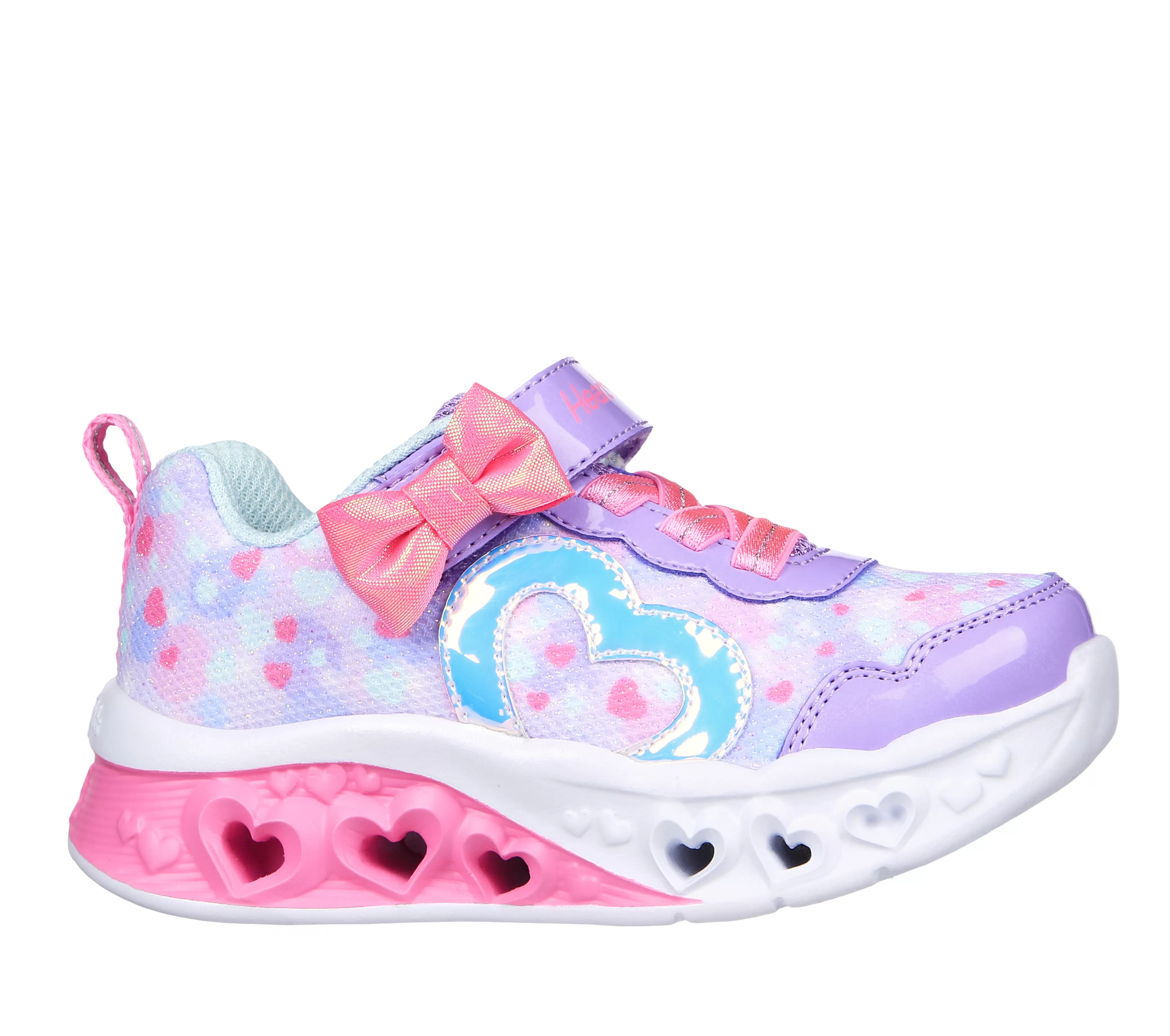 SKECHERS Flutter Heart Lights - Kind Spirit | Niños Sin Cordones | Con Luces