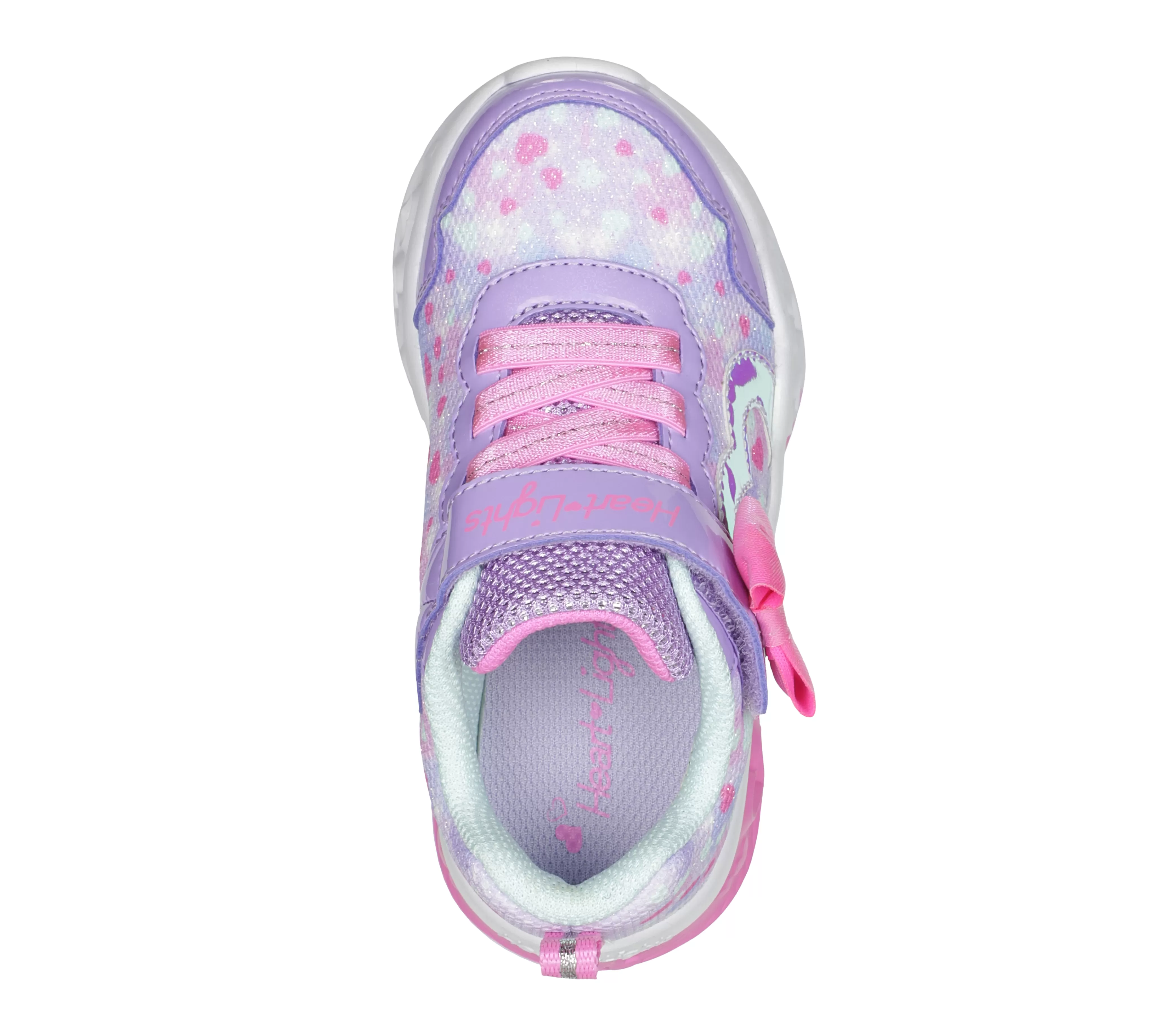 SKECHERS Flutter Heart Lights - Kind Spirit | Niños Sin Cordones | Con Luces