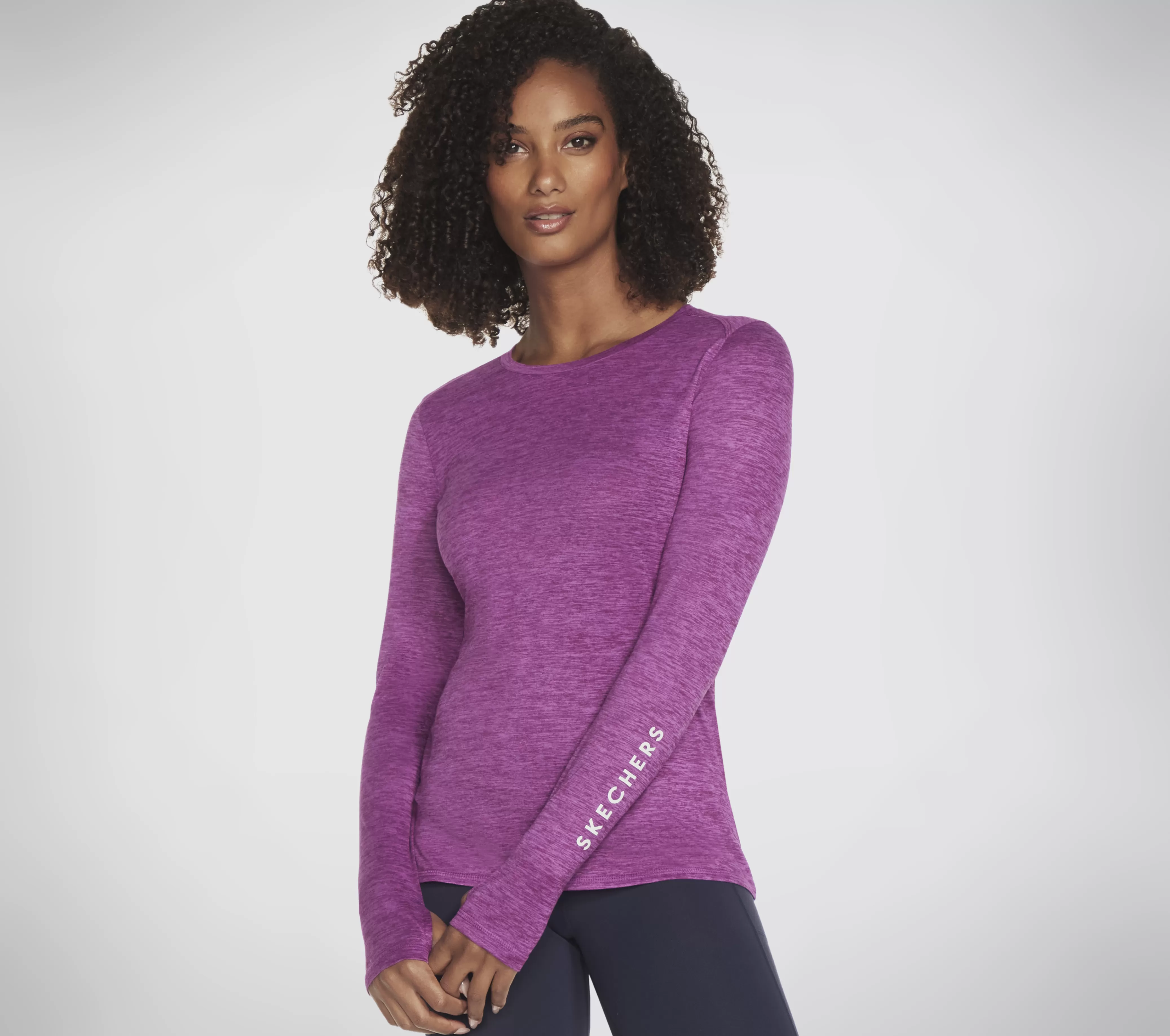 SKECHERS GO DRI Swift LS Crew | Mujer Tops Y Partes De Arriba | Tops Y Partes De Arriba