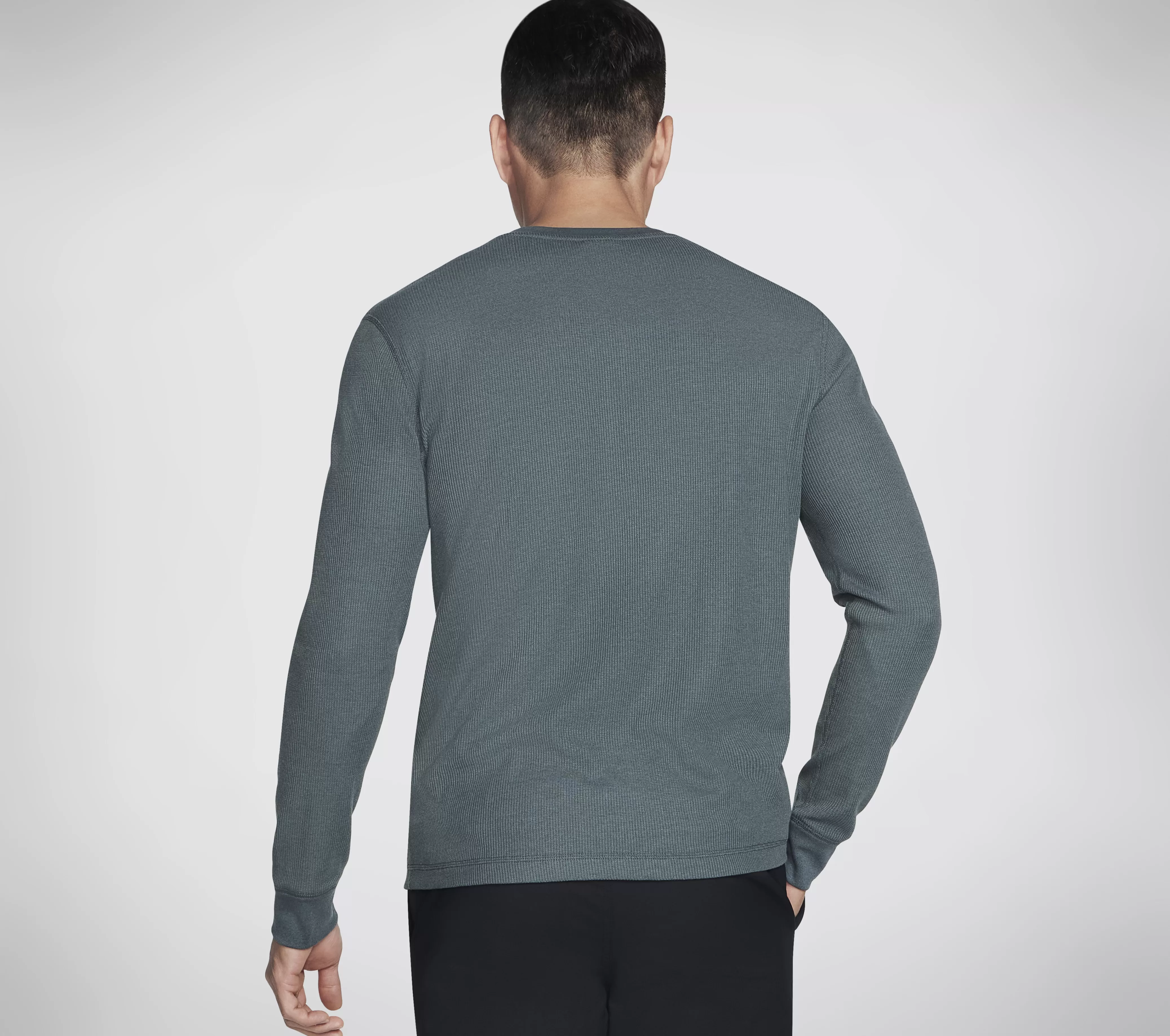 SKECHERS GO KNIT Waffle Henley | Hombre Partes De Arriba | Partes De Arriba