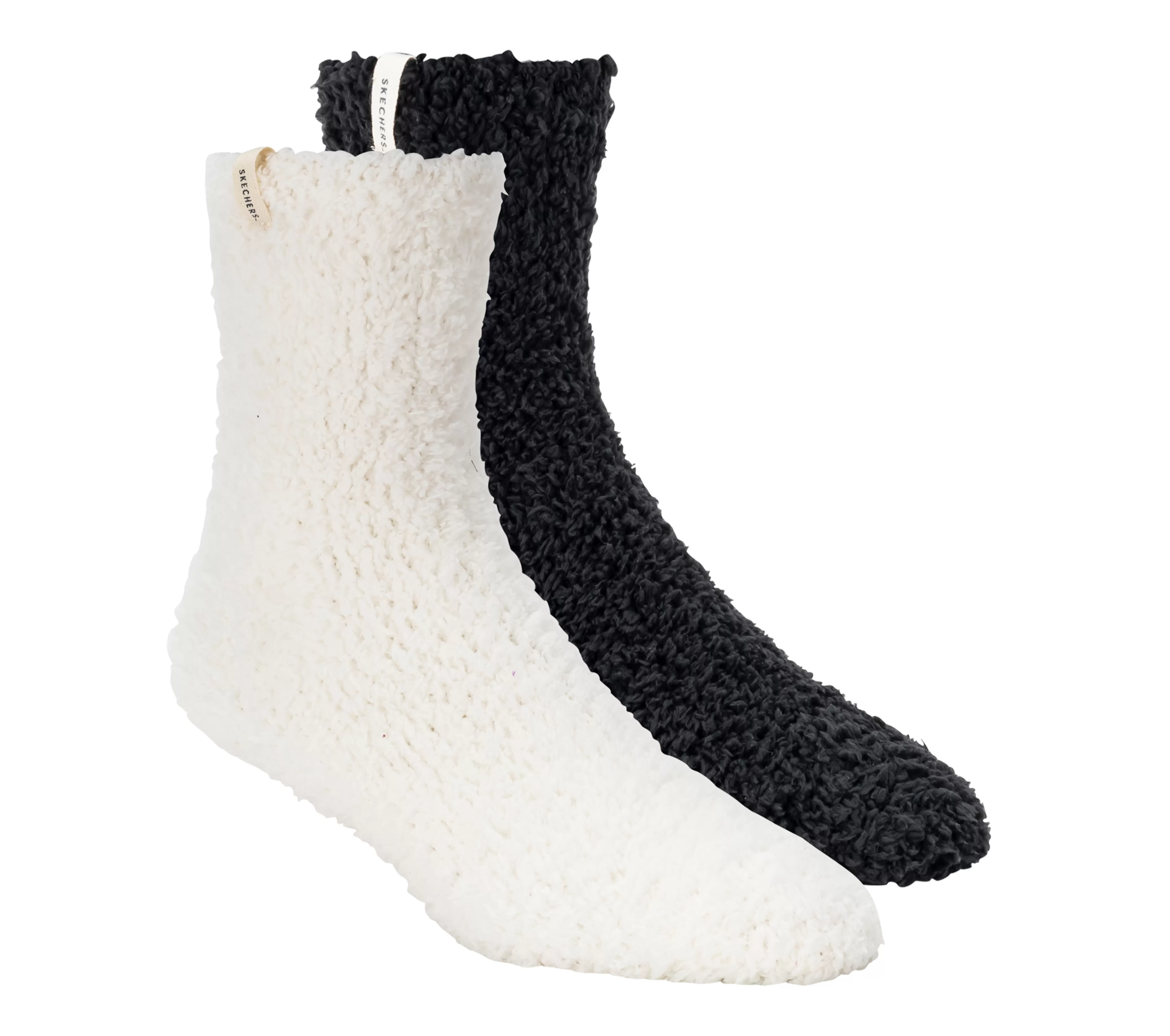 SKECHERS GO LOUNGE Furry Crew Socks - 2 Pack | Mujer Accesorios