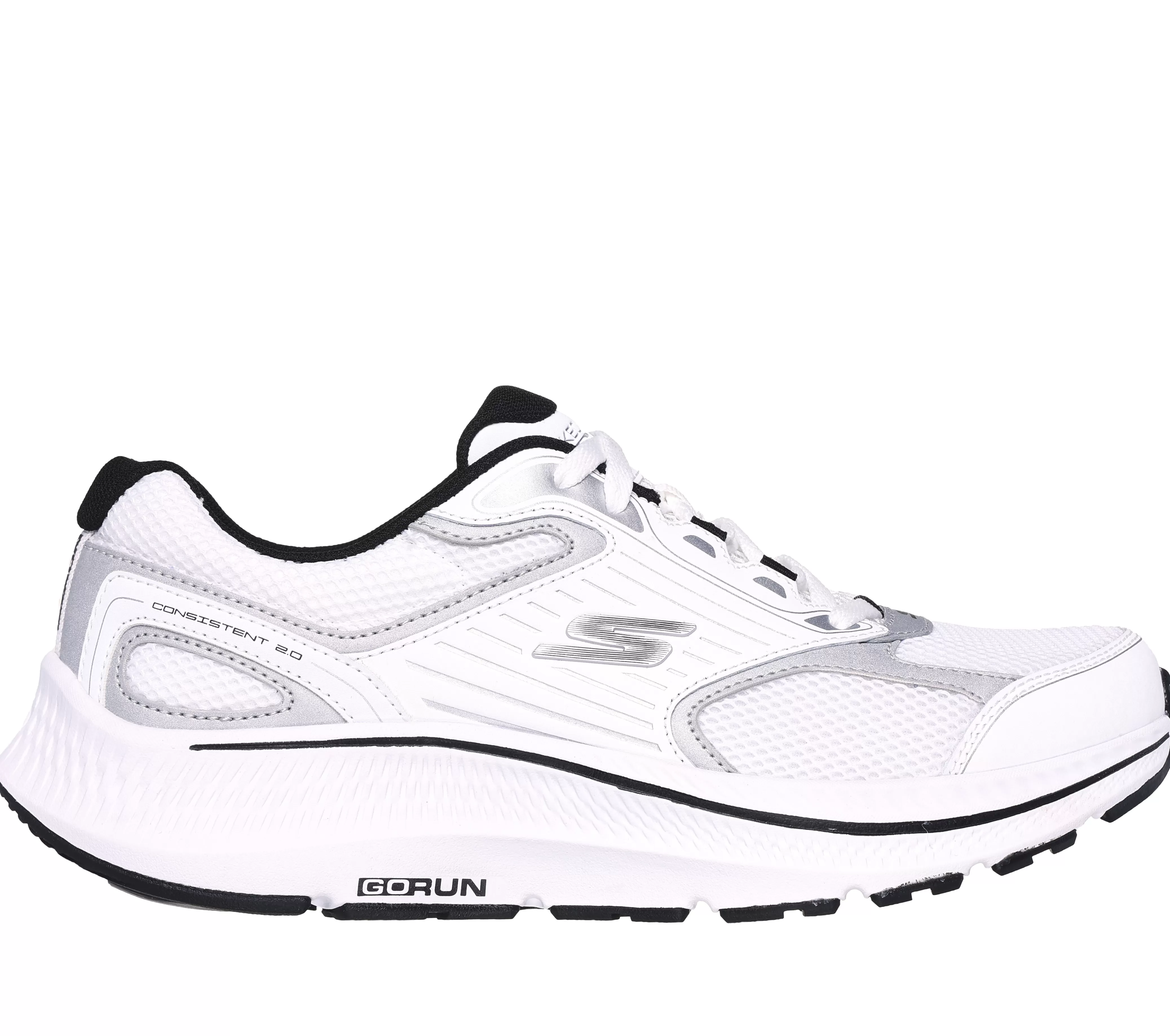 SKECHERS GO RUN Consistent 2.0 - Silver Wolf | Hombre Zapatillas De Deporte