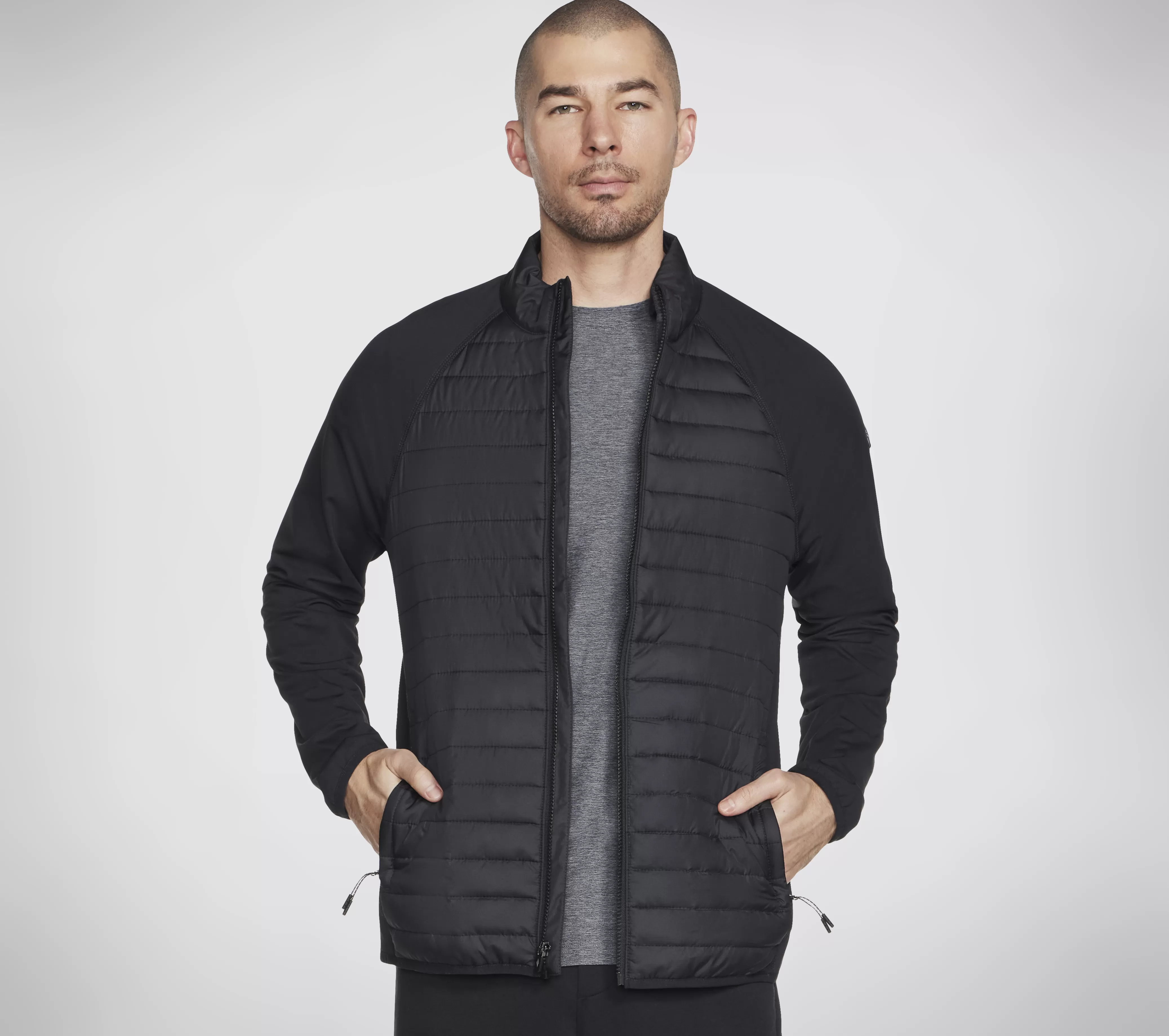 SKECHERS GO SHIELD Hybrid Jacket | Hombre Partes De Arriba | Partes De Arriba