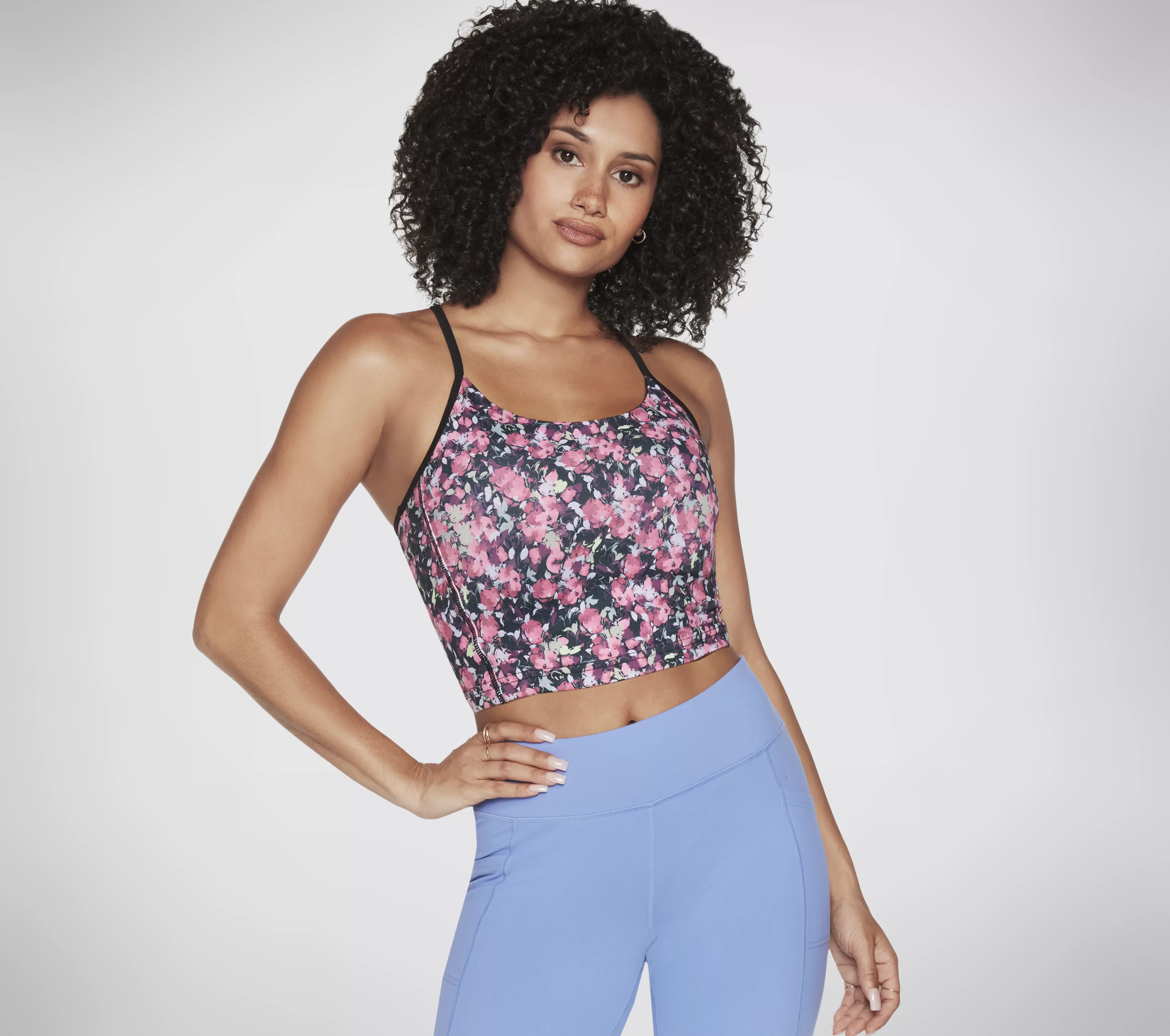 SKECHERS GO STRETCH Fantasy Fields Racerback Bra | Mujer Tops Y Partes De Arriba | Tops Y Partes De Arriba