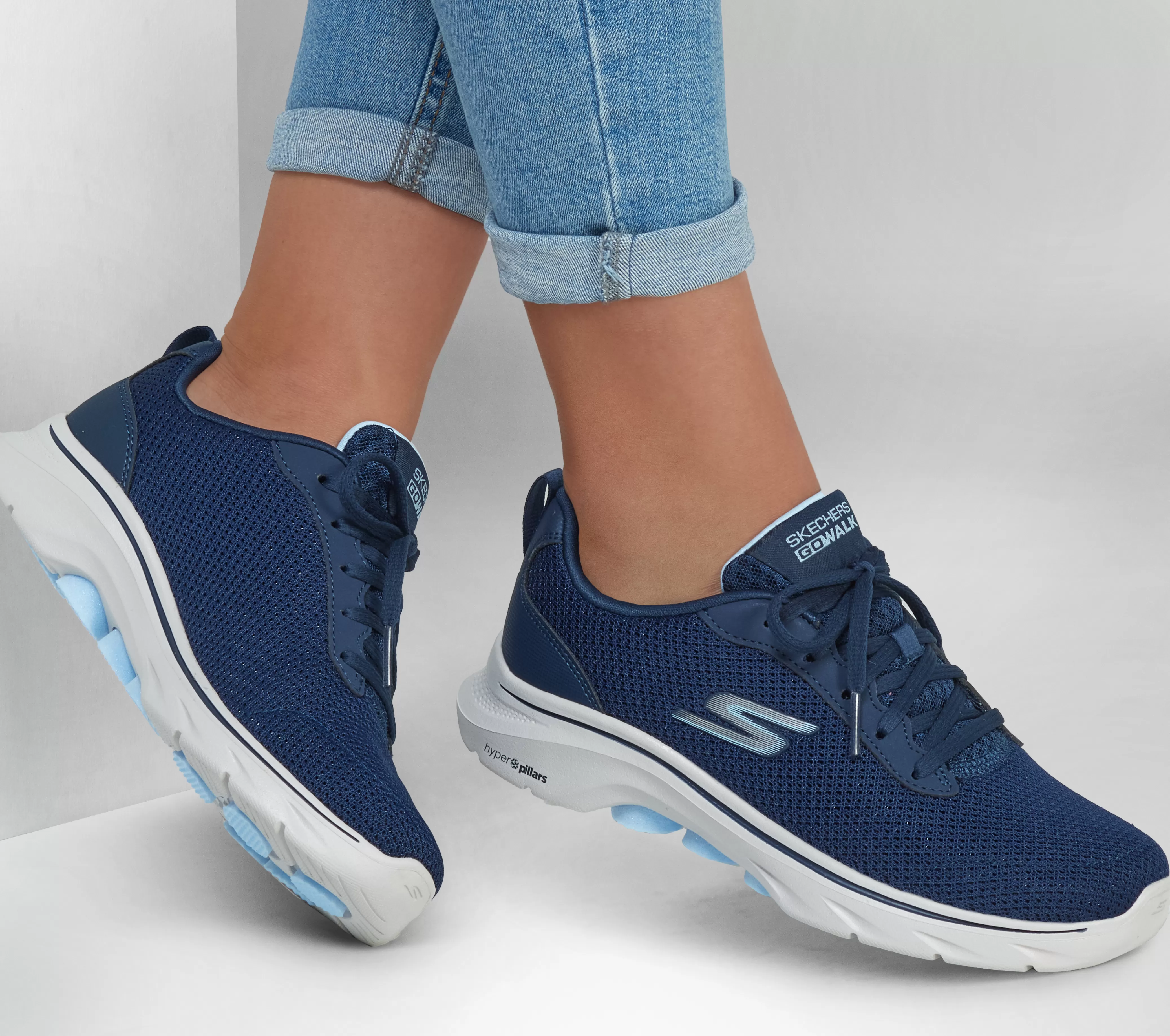 SKECHERS GO WALK 7 - Clear Path | Mujer Con Cordones | Zapatillas De Deporte