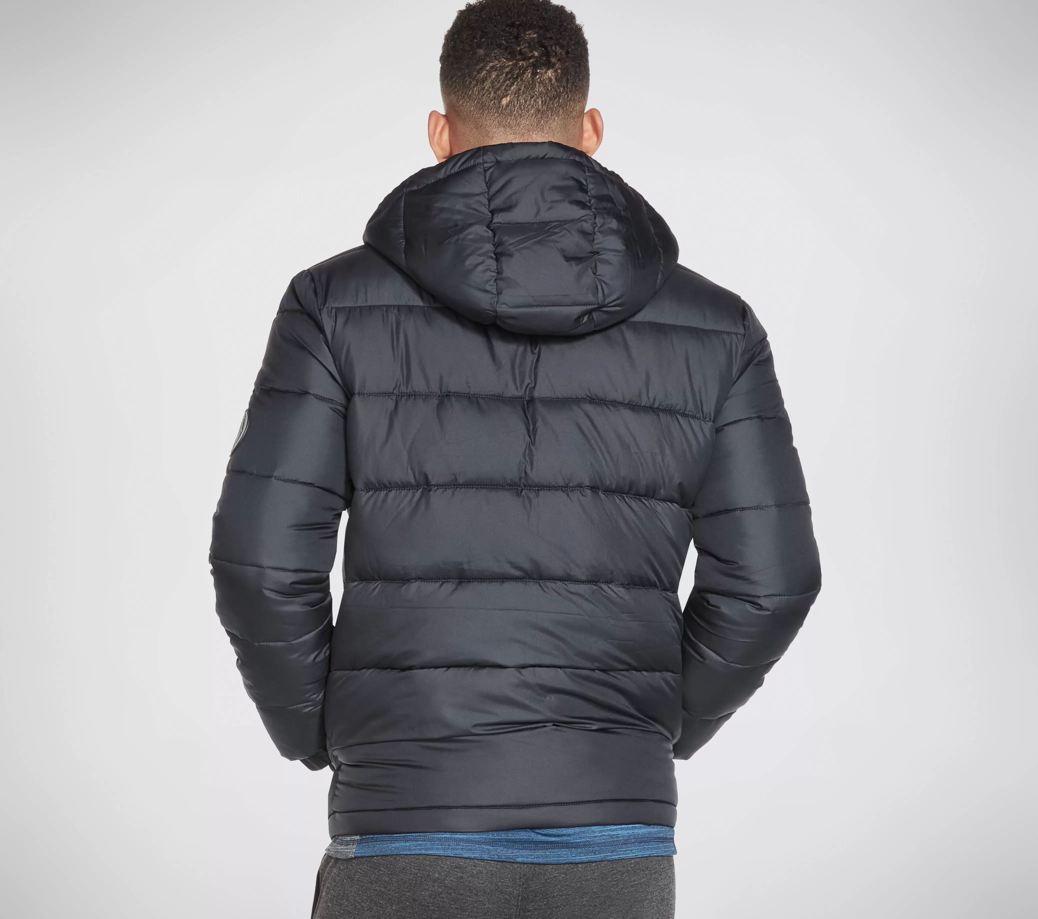 SKECHERS GO WALK Parkway Hooded Puffer | Hombre Partes De Arriba | Partes De Arriba