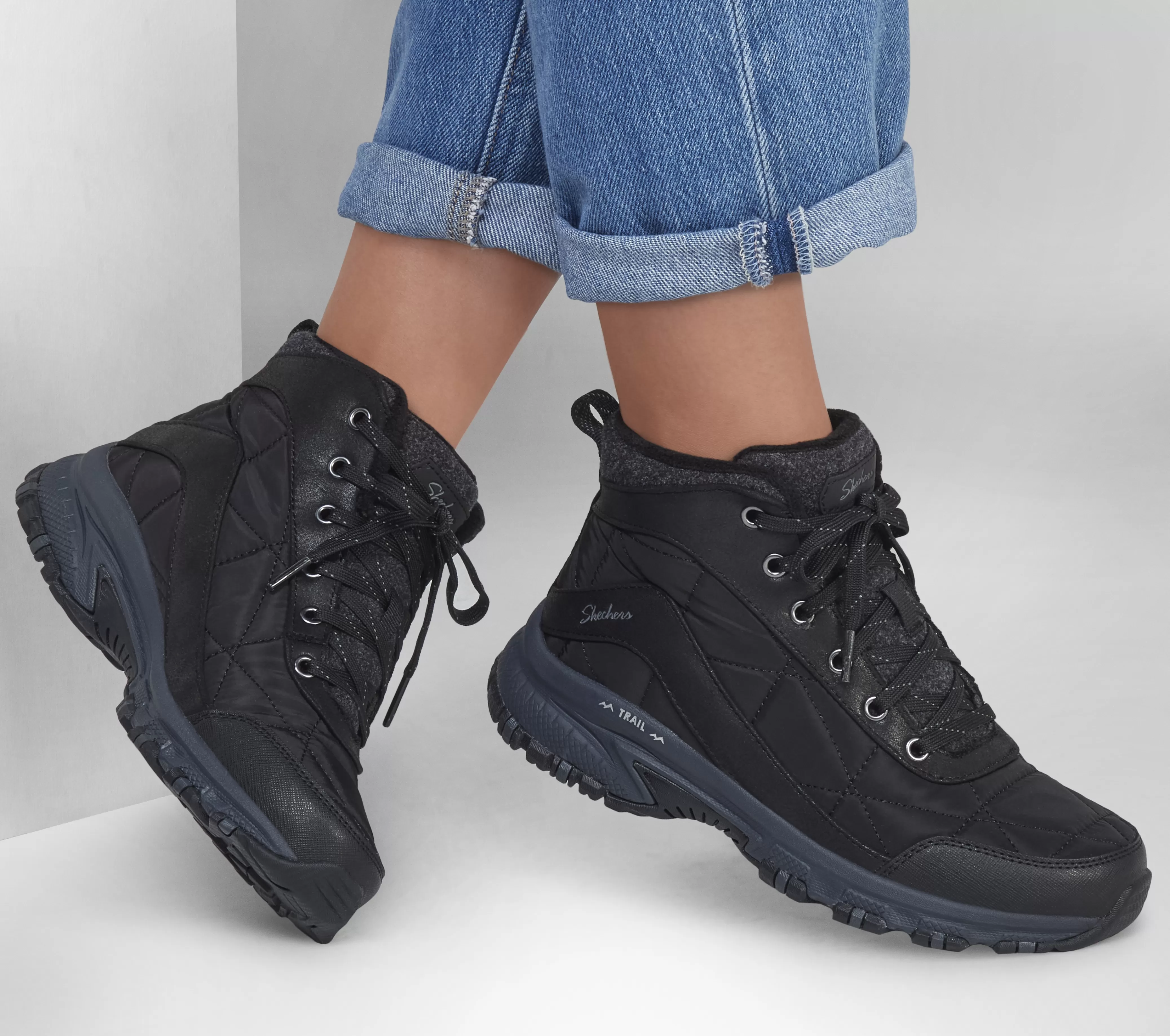 SKECHERS Hillcrest - New Traveler | Mujer Con Cordones | Botas