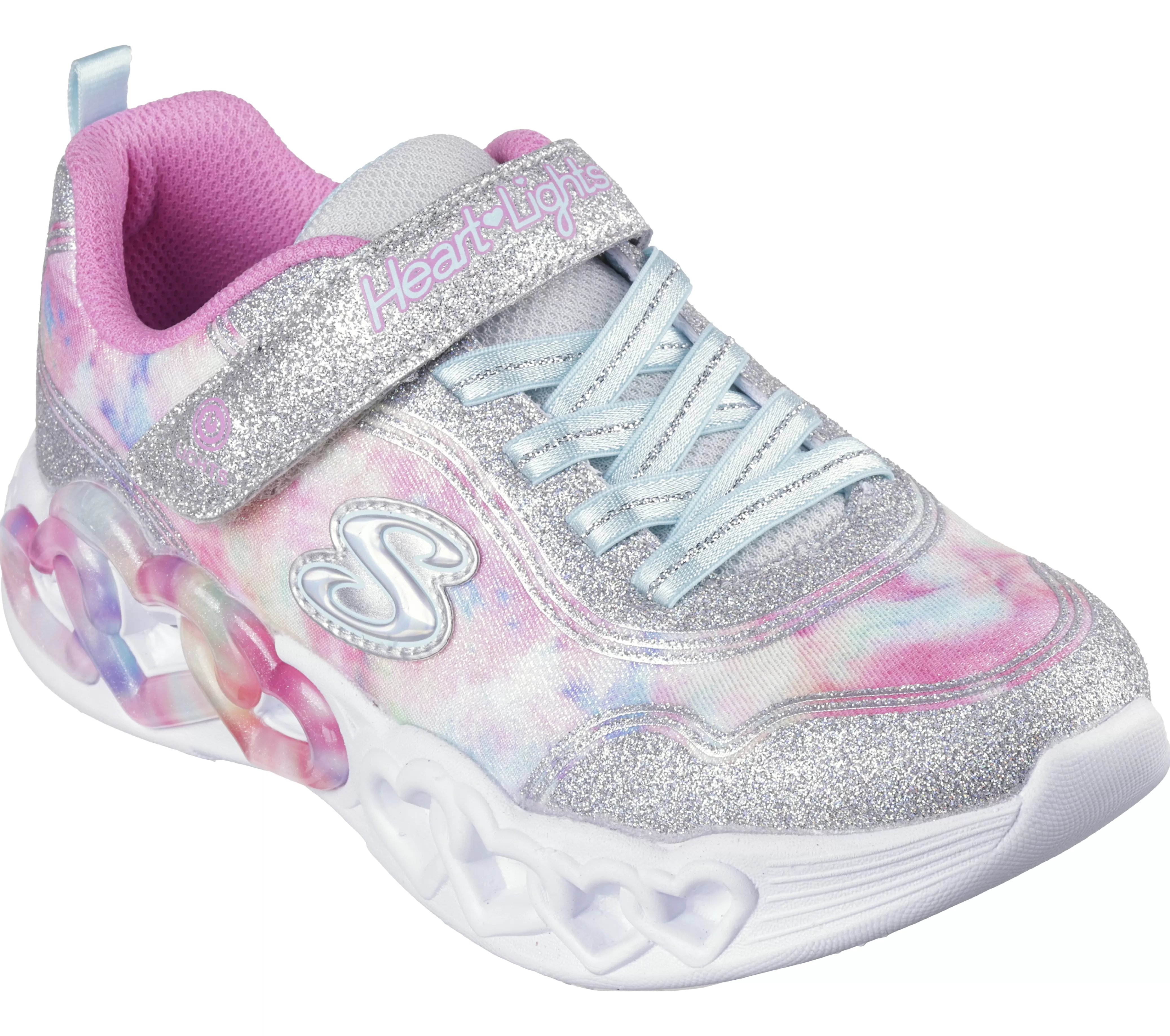 SKECHERS Infinite Heart Lights - Color Lovin | Niños Con Luces | Zapatillas