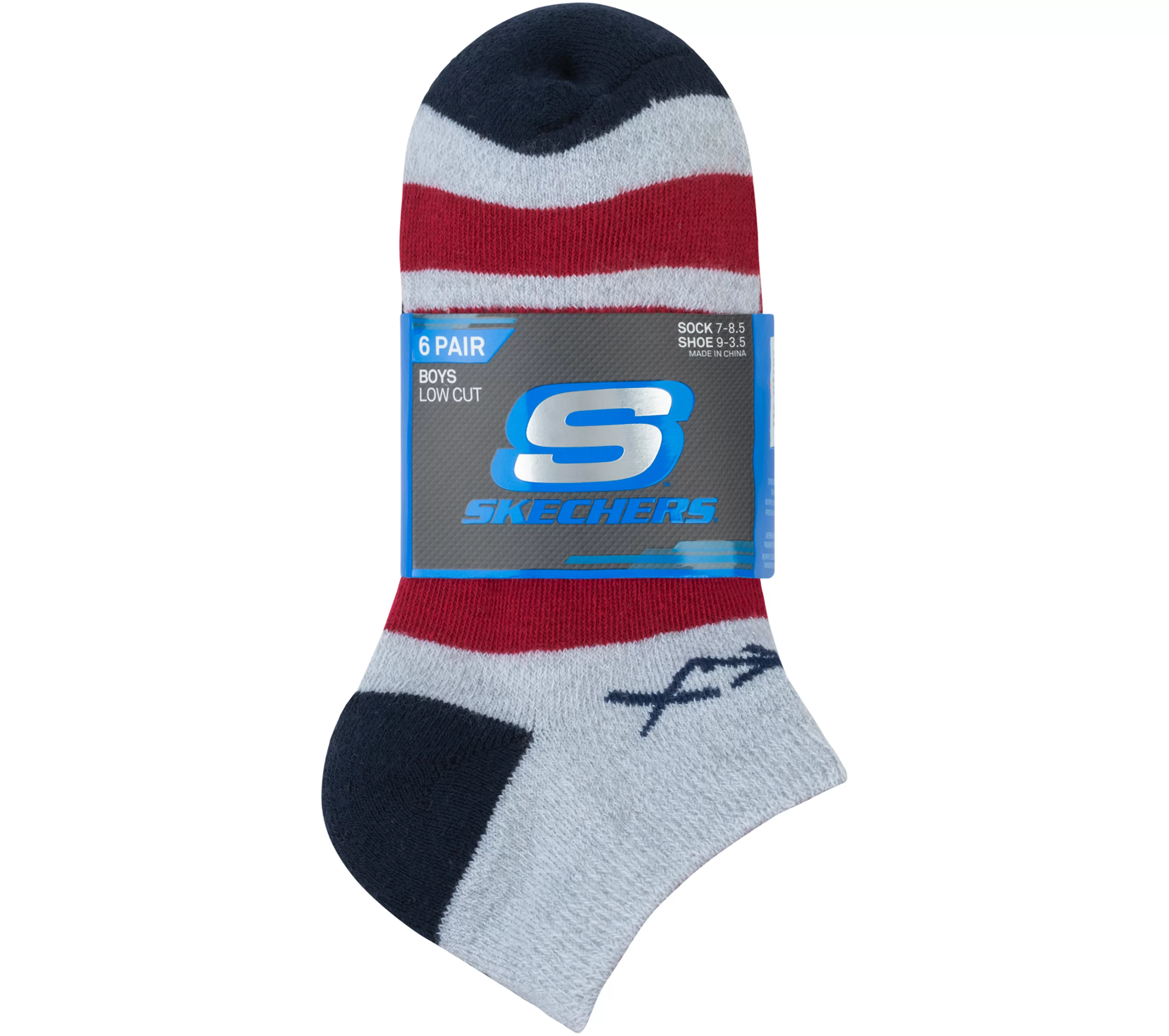 SKECHERS Low Cut Super Soft Socks - 6 Pack | Niños Calcetines | Calcetines