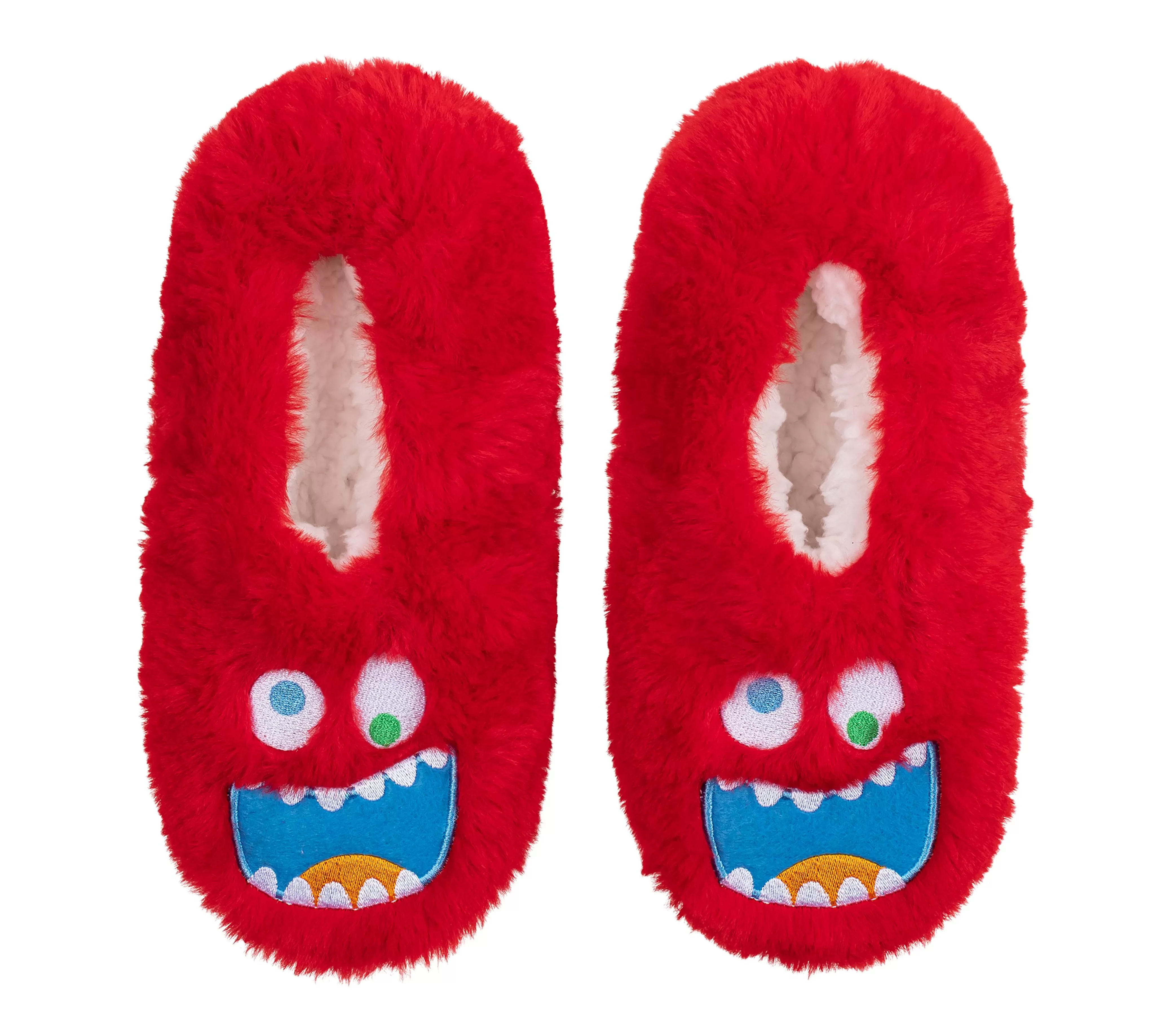 SKECHERS Monster Red Slipper Socks - 1 Pack | Niños Calcetines | Calcetines