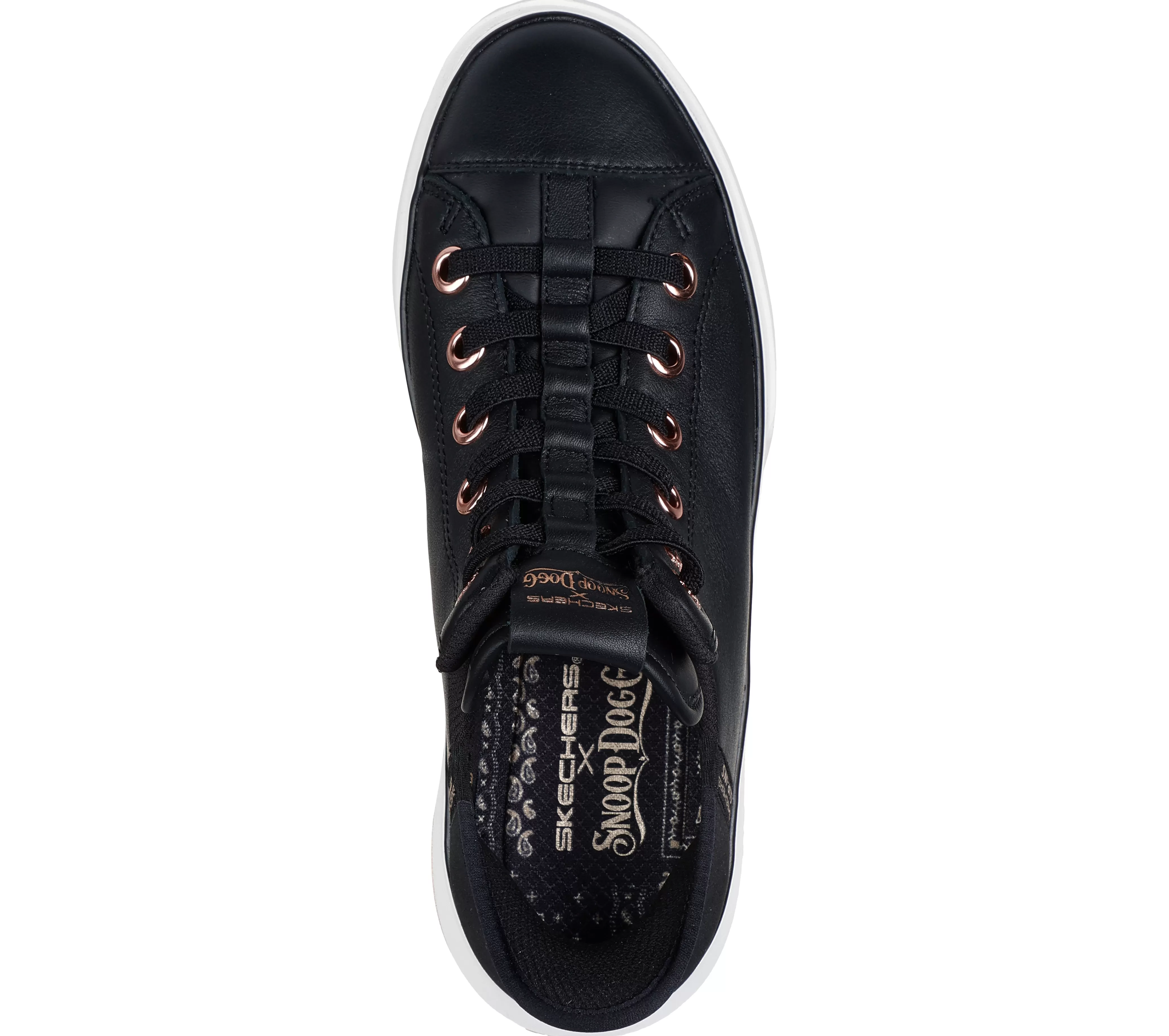 SKECHERS Premium Leather Slip-ins Snoop One - OG | Mujer Hands Free Slip-Ins | Zapatillas Casual