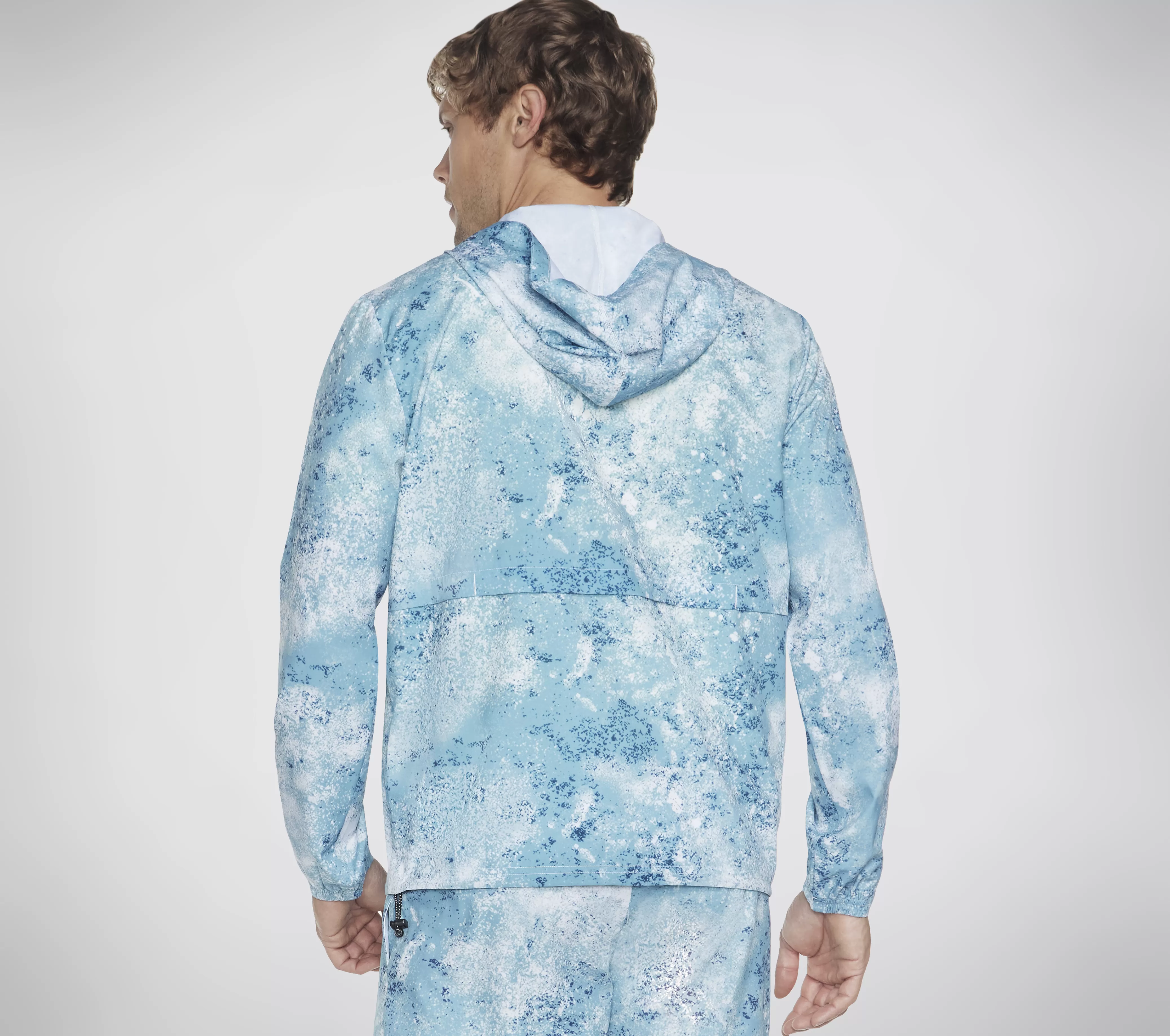 SKECHERS Razor Printed Full Zip Jacket | Hombre Partes De Arriba | Partes De Arriba