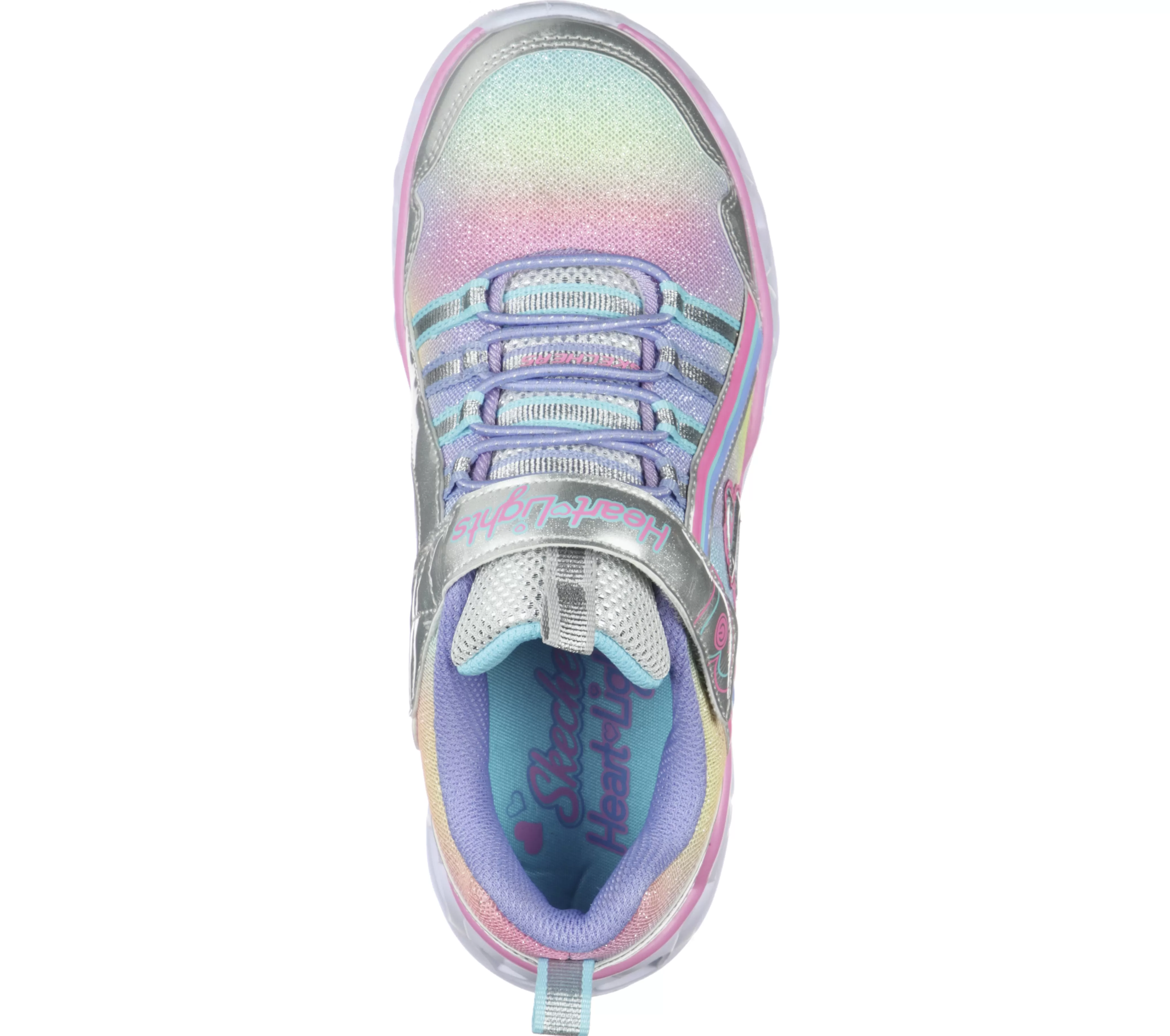 SKECHERS S Lights: Heart Lights - Rainbow Lux | Niños Con Luces | Zapatillas