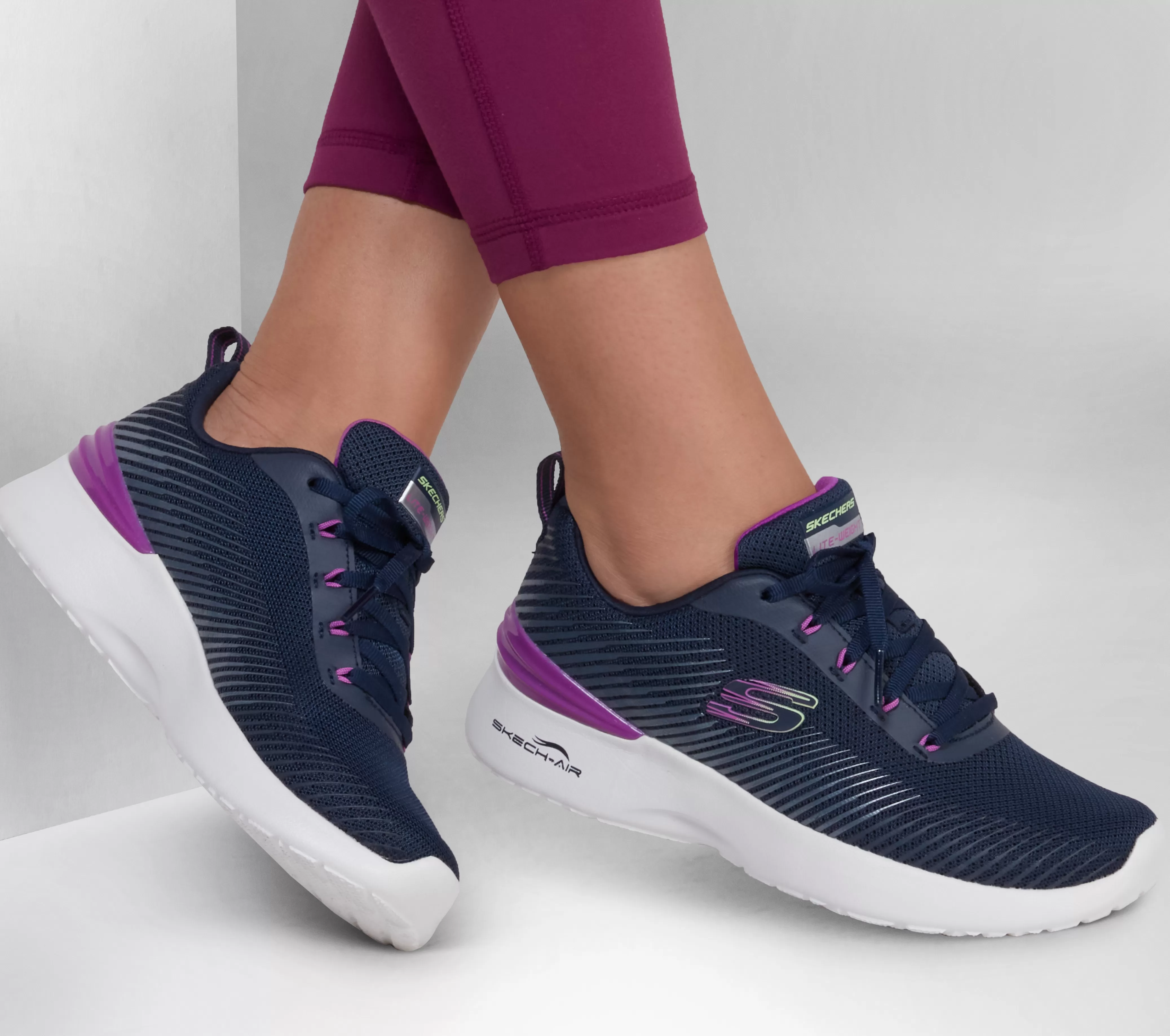 SKECHERS Skech-Air Dynamight - Luminosity | Mujer Con Cordones | Zapatillas De Deporte