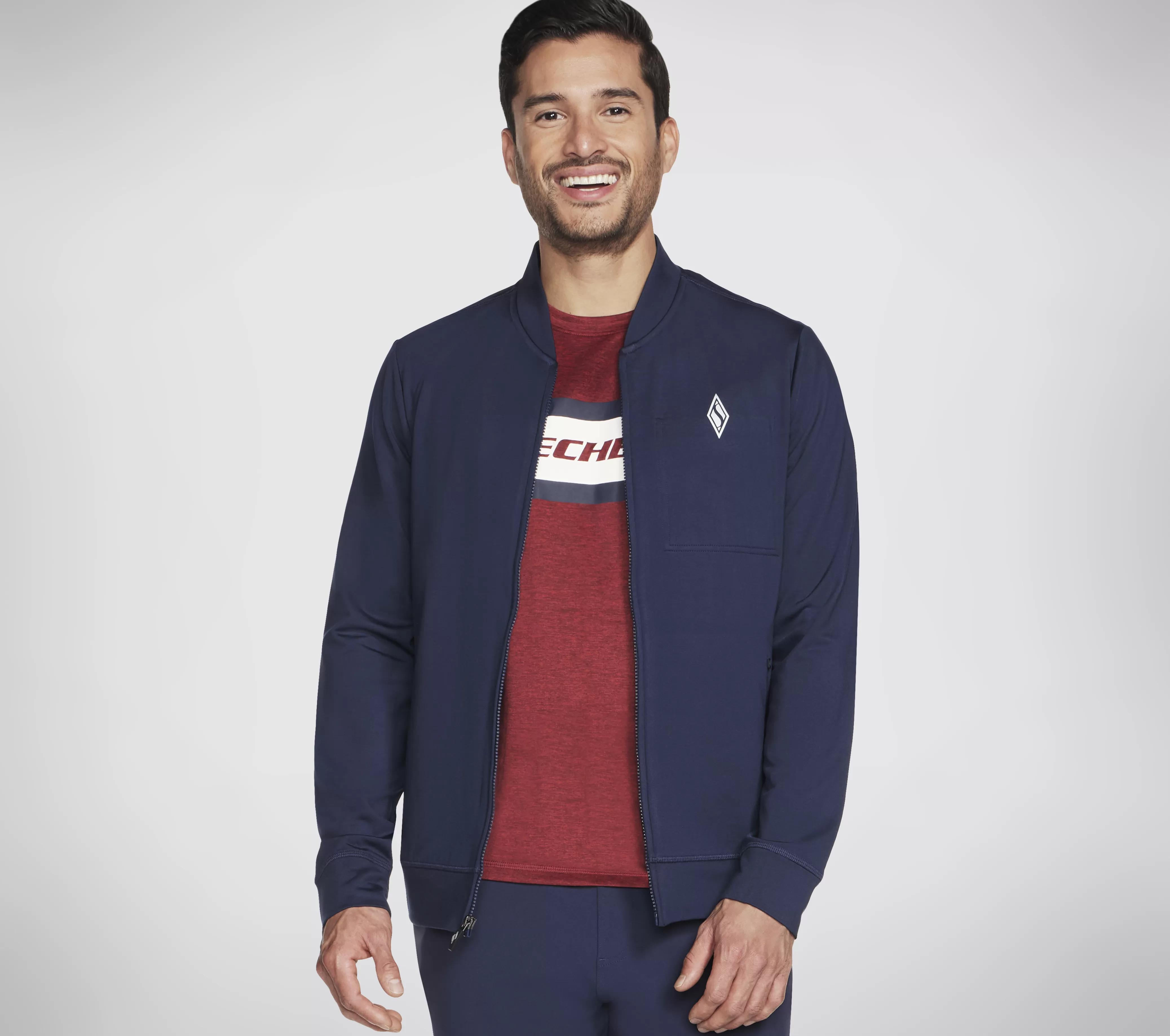 SKECHERS Apparel Hoodless Hoodie ULTRA GO Jacket | Hombre Partes De Arriba | Partes De Arriba