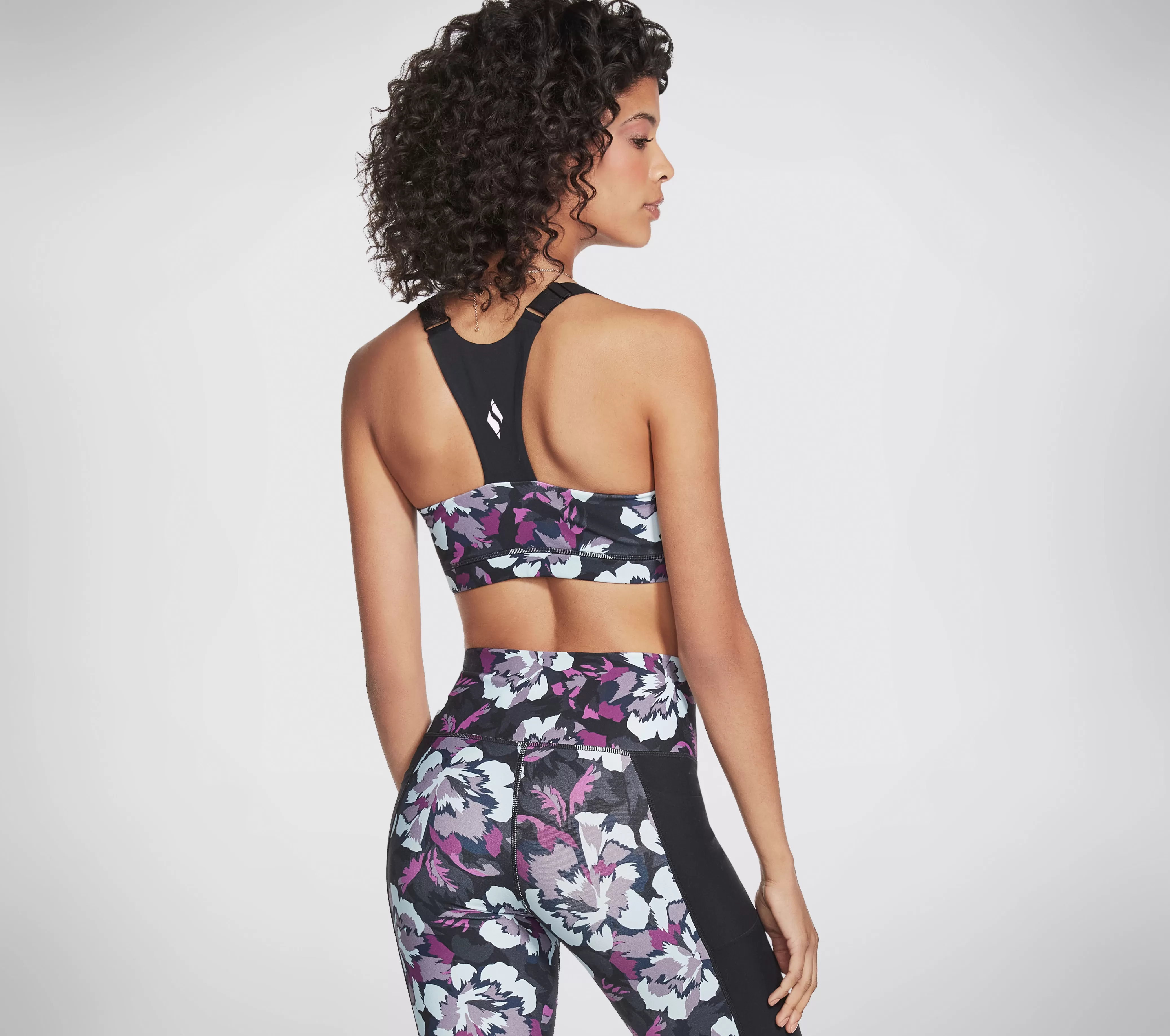 SKECHERS Apparel Orchid Bloom Zip Bra | Mujer Tops Y Partes De Arriba | Tops Y Partes De Arriba