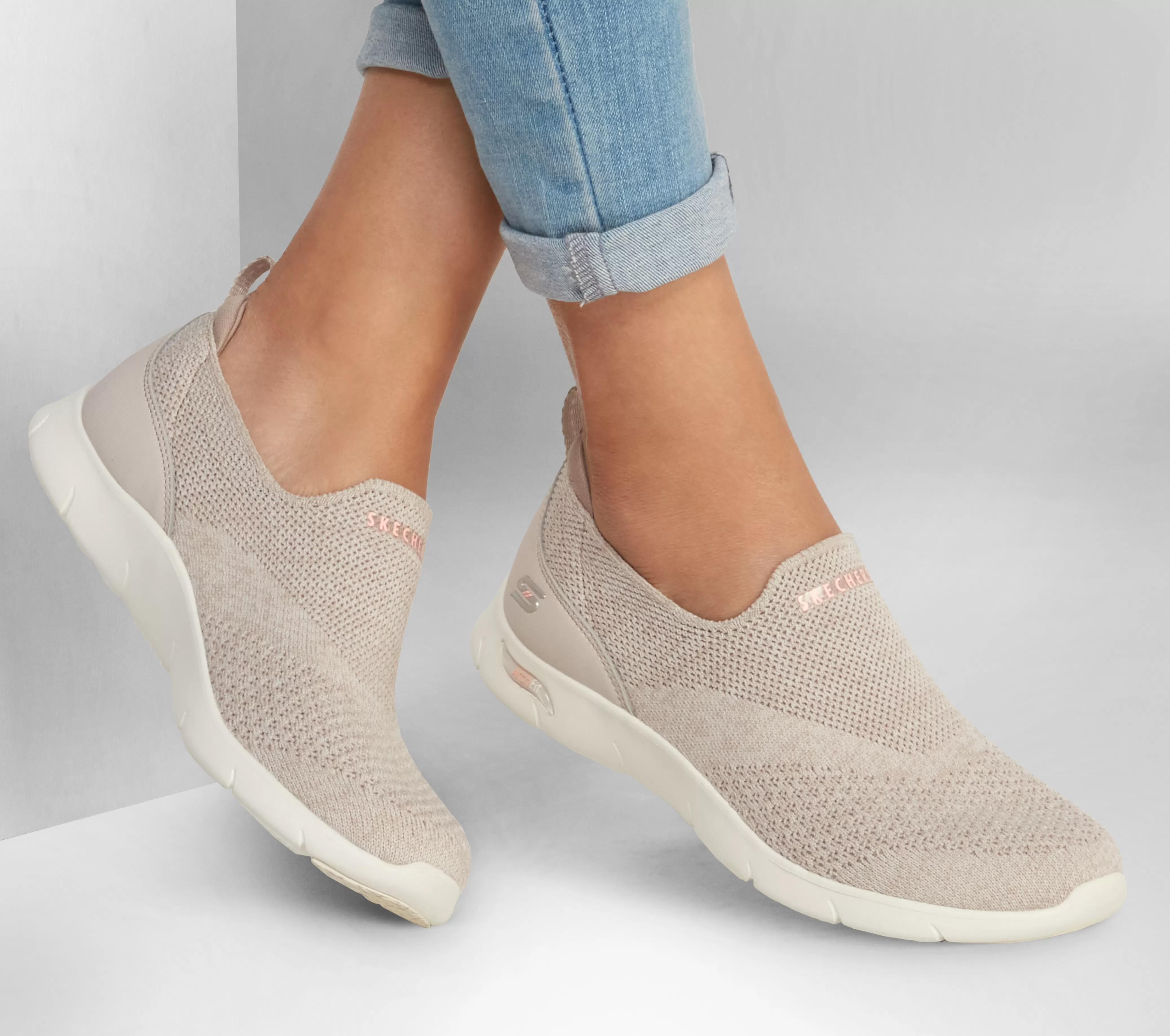 SKECHERS Arch Fit Refine - Don't Go | Mujer Sin Cordones | Zapatillas Casual