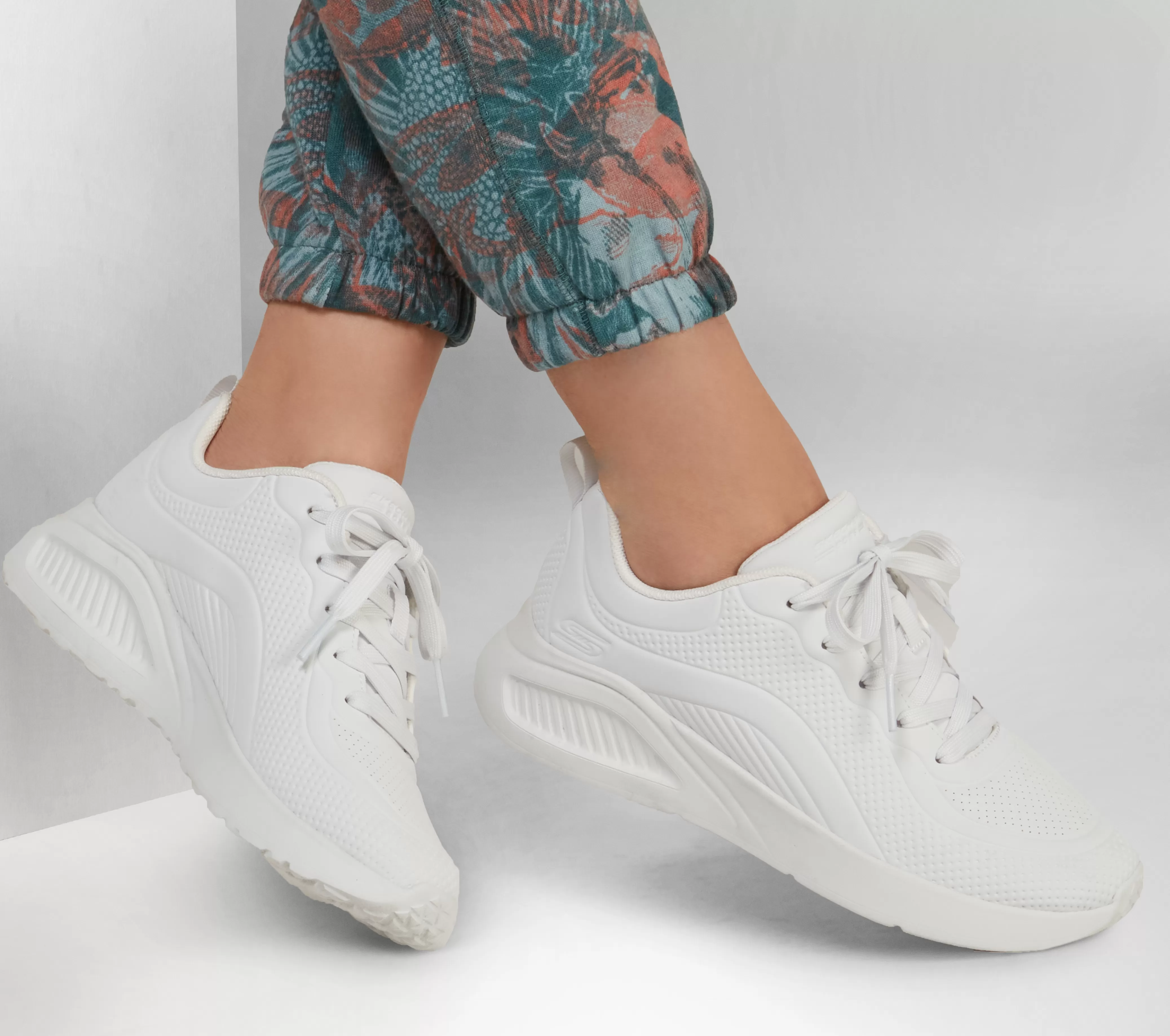 SKECHERS BOBS Sport Buno - How Sweet | Mujer Con Cordones | Zapatillas De Deporte