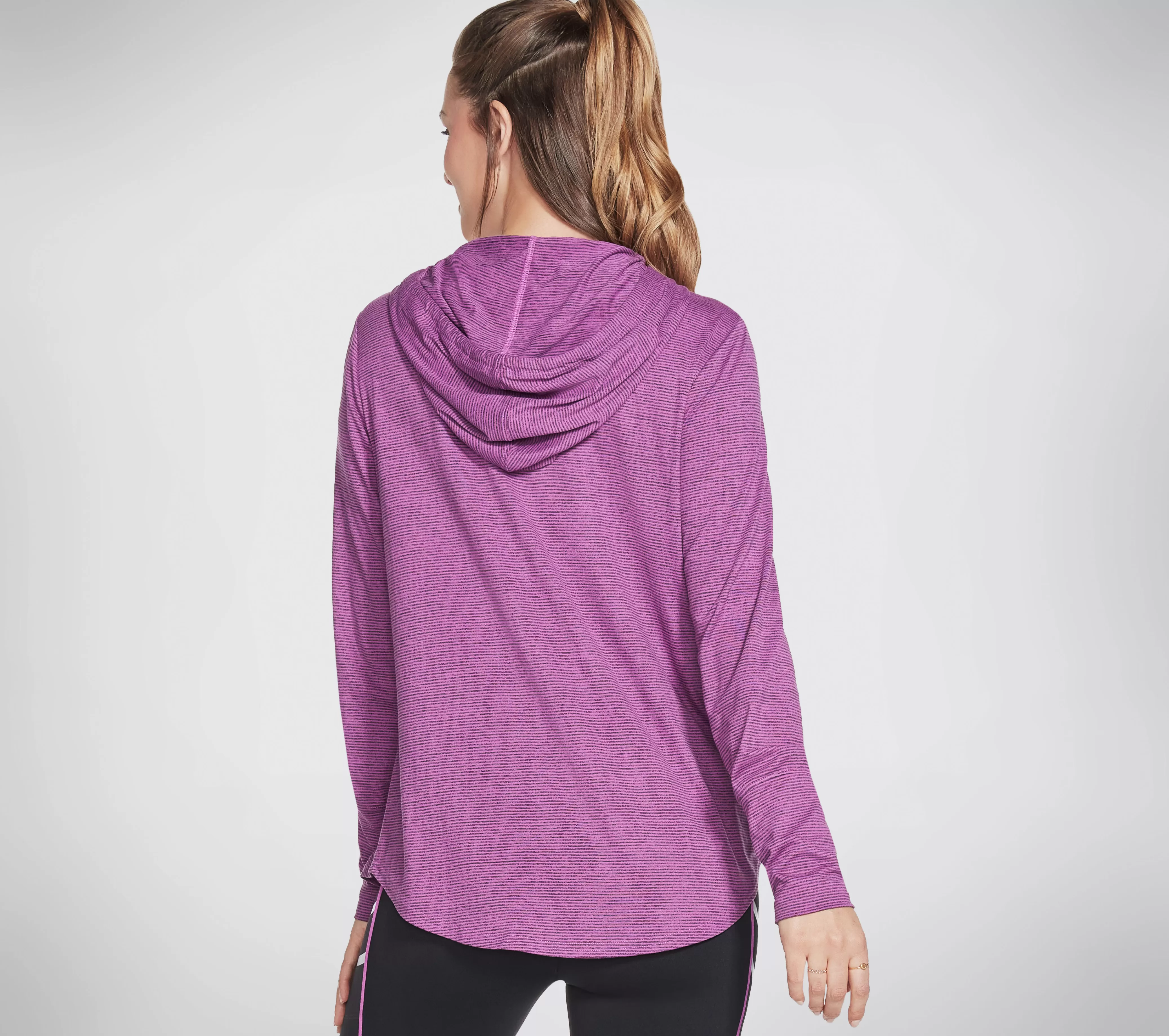 SKECHERS GOwalk Harmony Stripe Hoodie | Mujer Tops Y Partes De Arriba | Tops Y Partes De Arriba