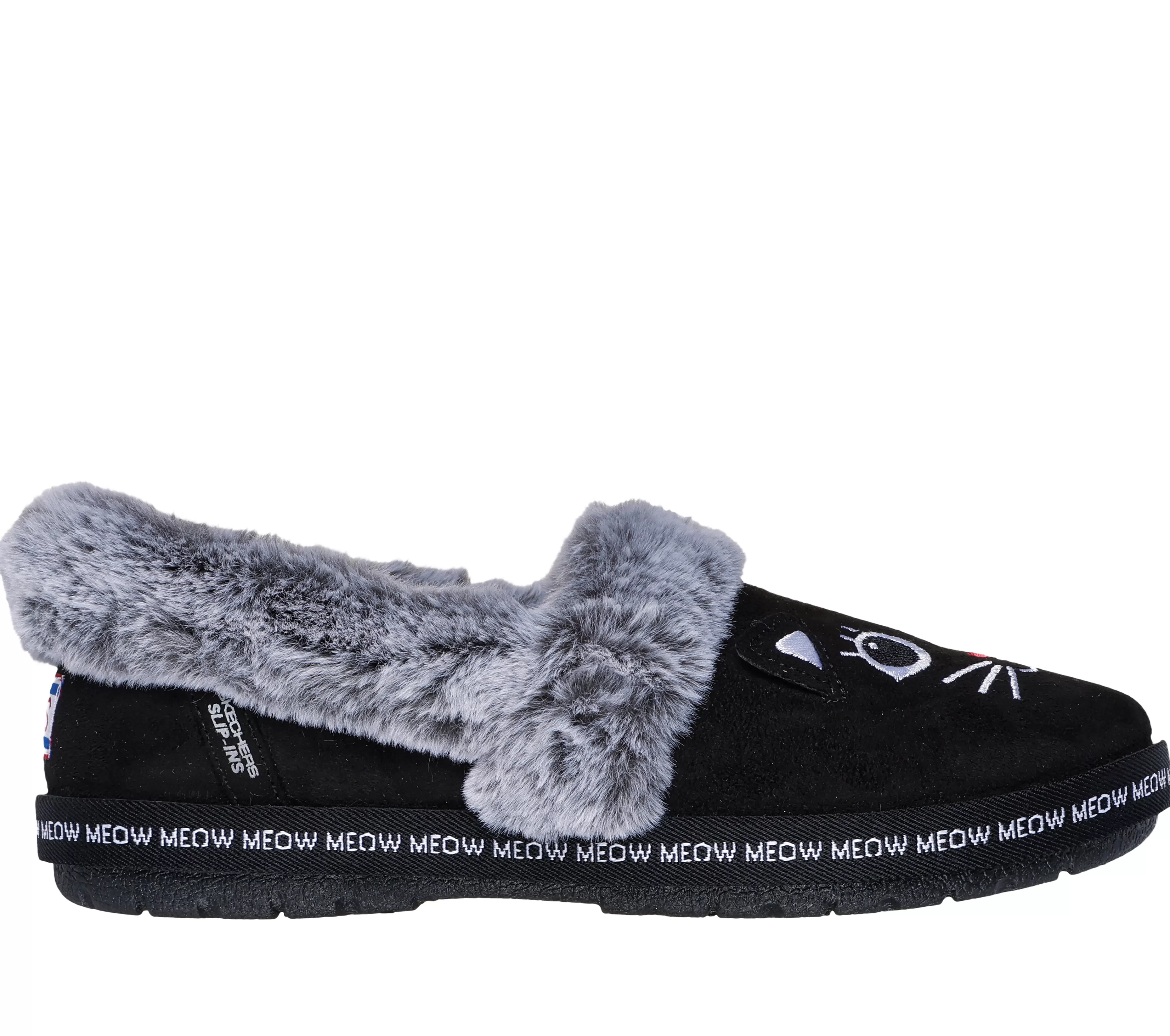 SKECHERS Slip-ins: BOBS Too Cozy - Meow PJ's | Mujer Sin Cordones | Slippers