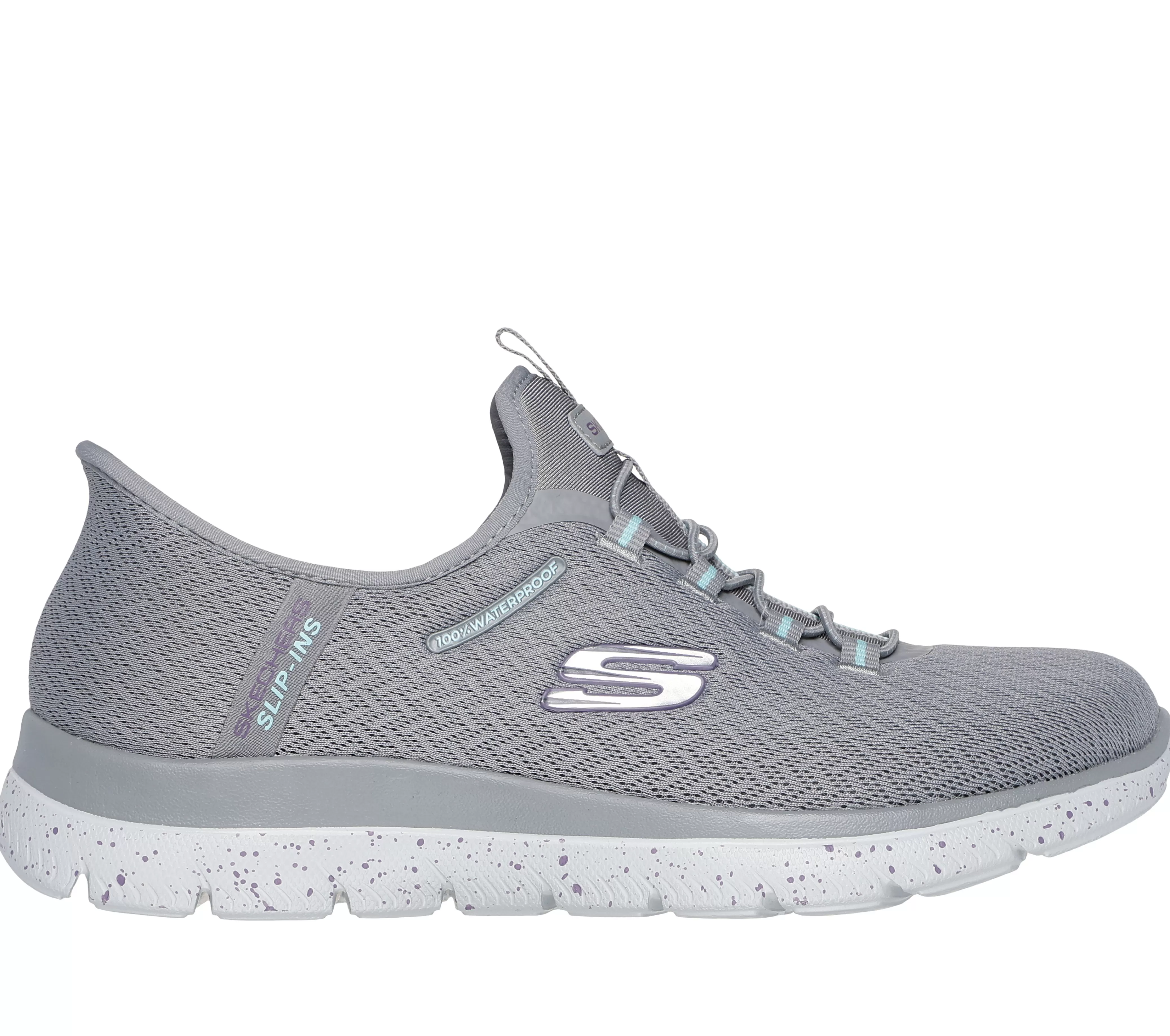 SKECHERS Slip-ins Waterproof: Summits - Best Choice | Mujer Sin Cordones | Hands Free Slip-Ins