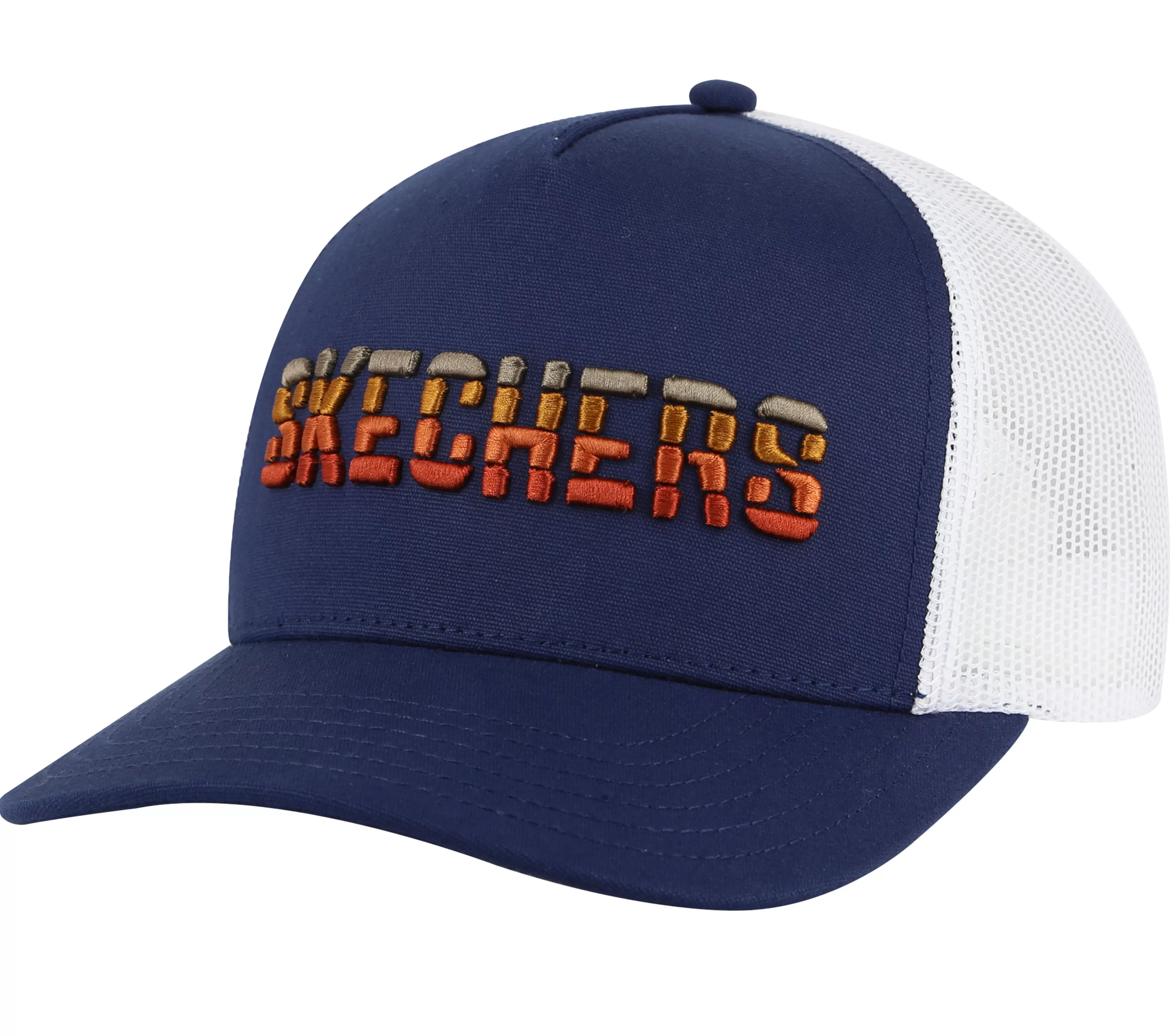 SKECHERS Textured Logo Trucker Hat | Hombre Accesorios