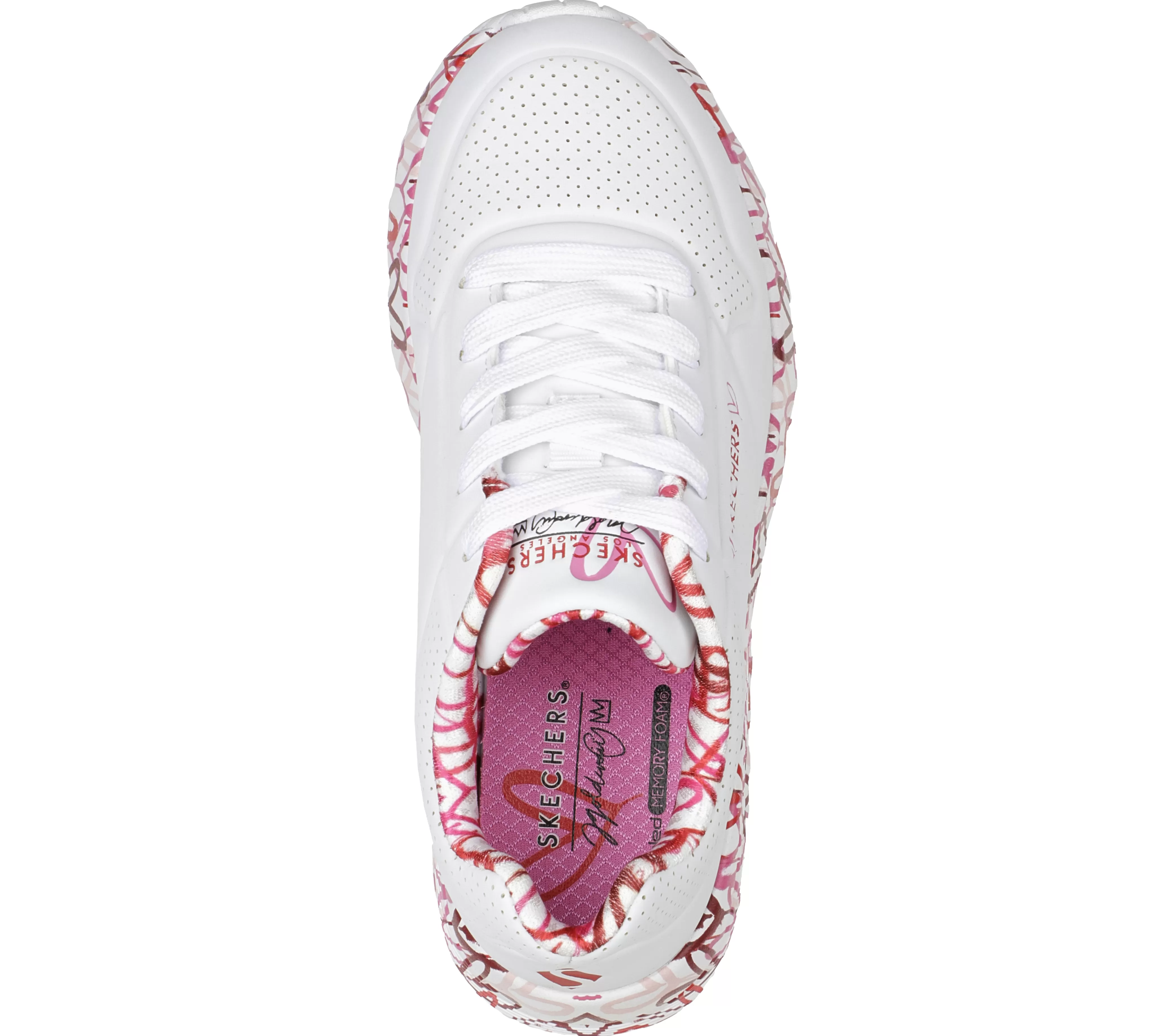 SKECHERS X JGoldcrown: Uno Lite - Lovely Luv | Niños Con Cordones | Zapatillas