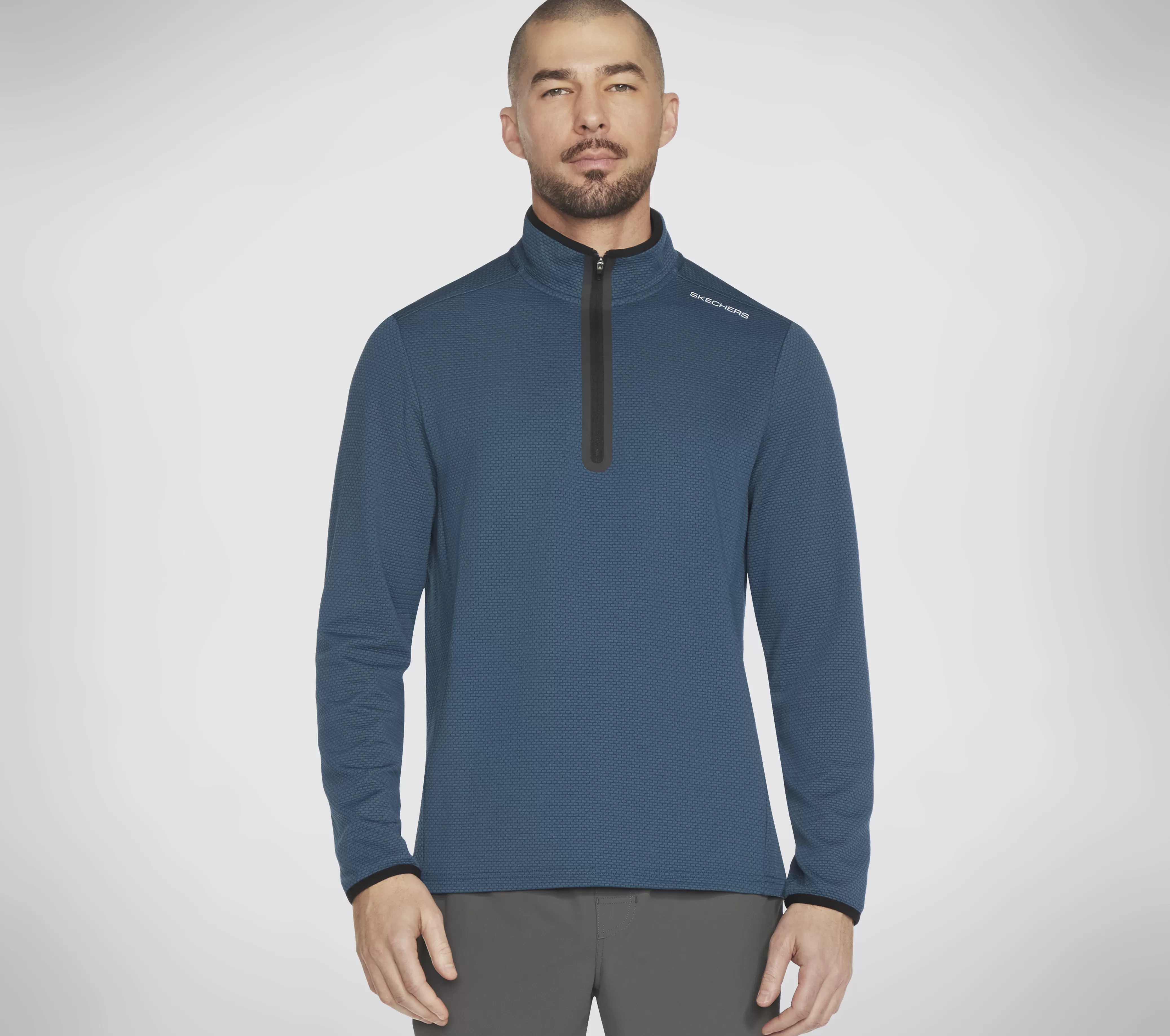 SKECHERS Skech-Knits Burst 1/4 Zip | Hombre Partes De Arriba | Partes De Arriba