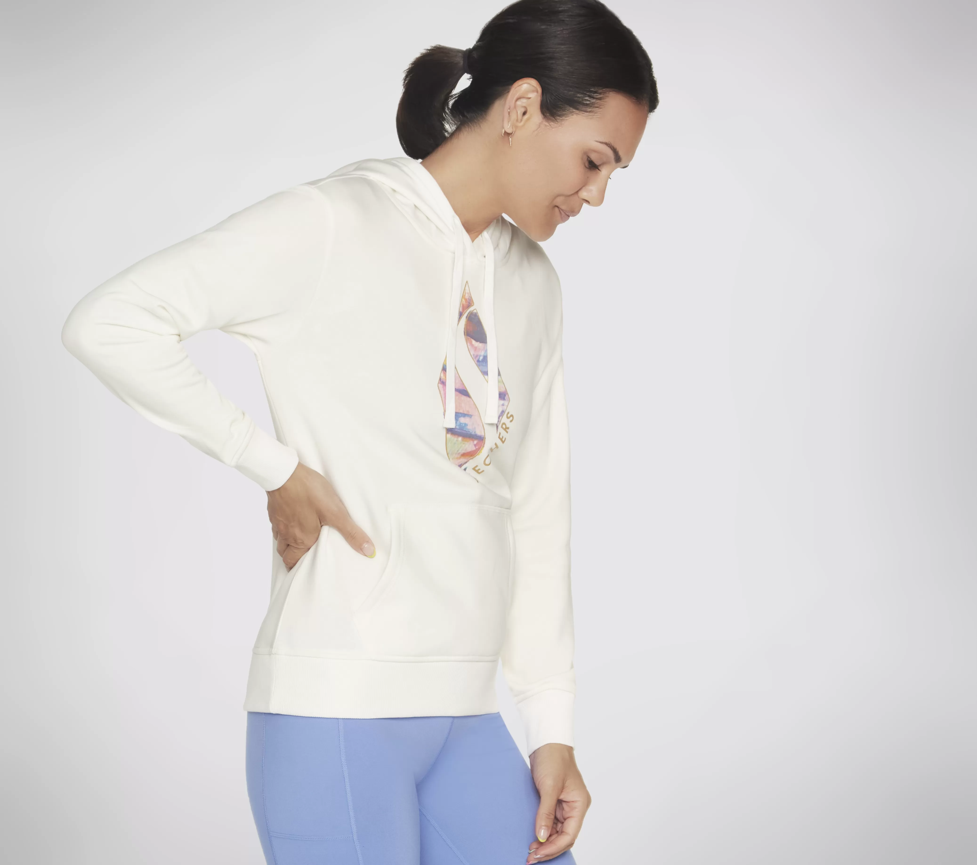 SKECHERS SKECH-SWEATS Watercolor Diamond Pullover Hoodie | Mujer Tops Y Partes De Arriba | Tops Y Partes De Arriba