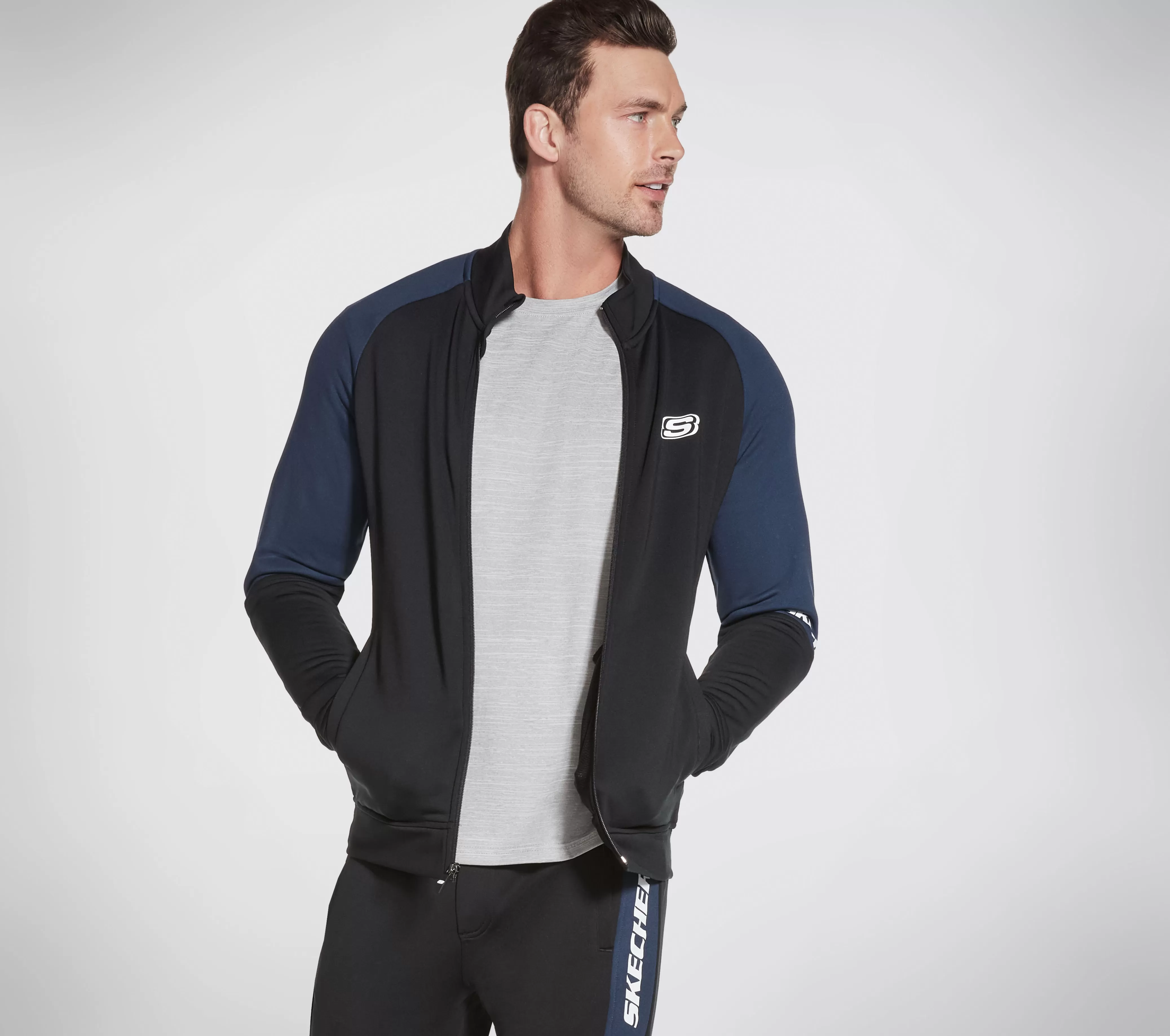 SKECHERS SkechTech Full Zip Jacket | Hombre Partes De Arriba | Partes De Arriba