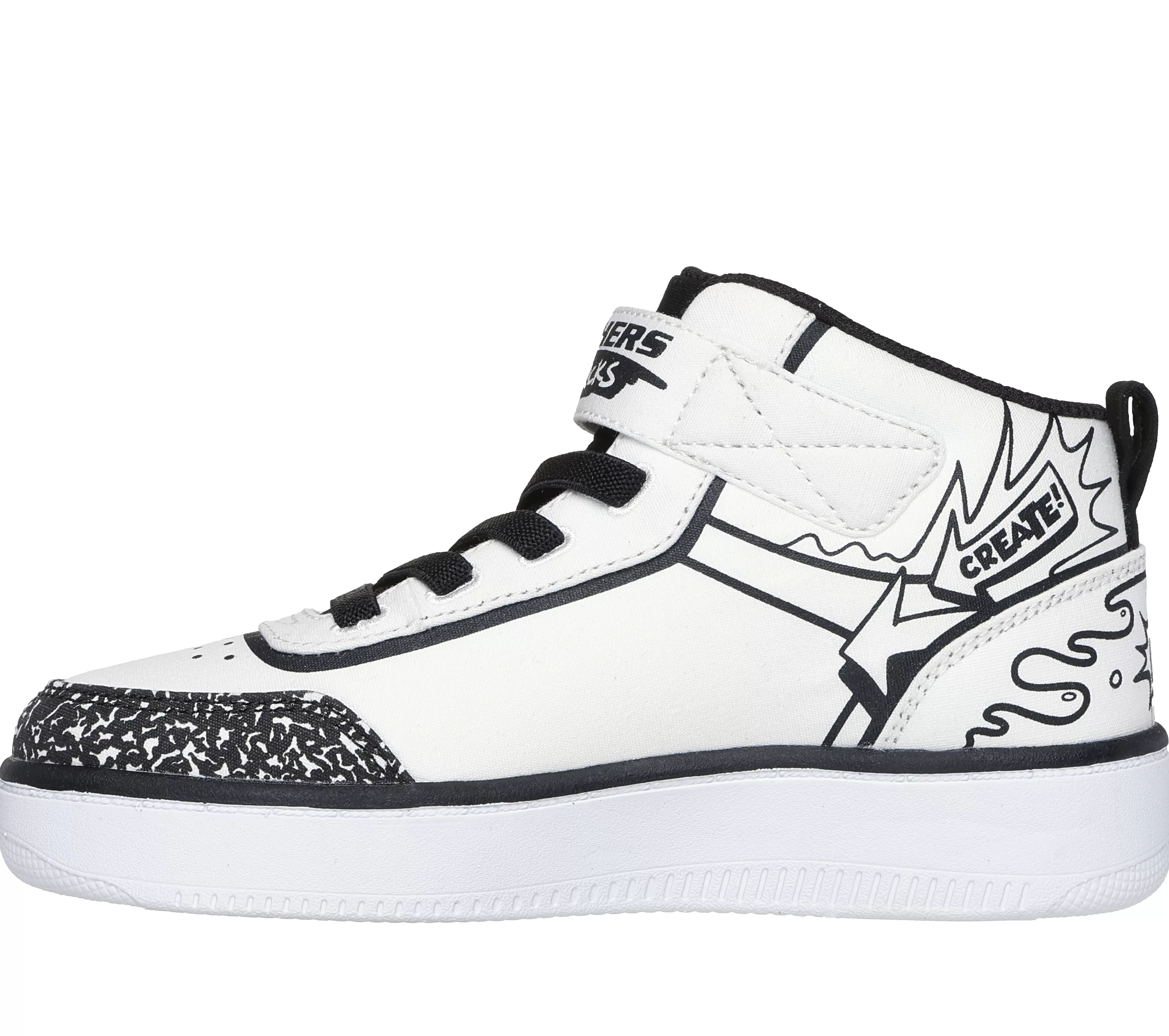 SKECHERS Sport Court 92 - Color-Blitz | Niños Zapatillas