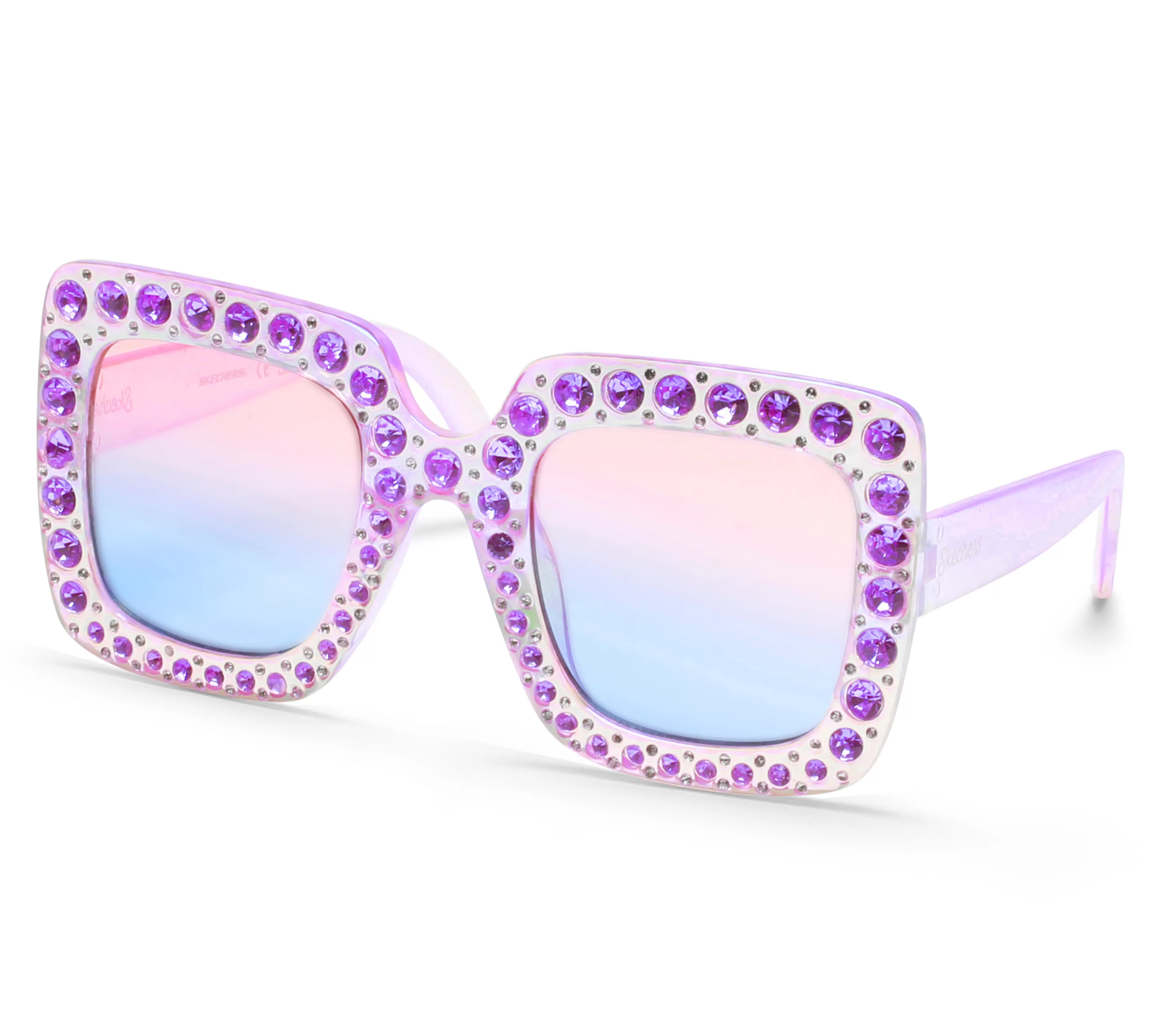 SKECHERS Square Rhinestone Sunglasses | Niños Gafas De Sol | Gafas De Sol