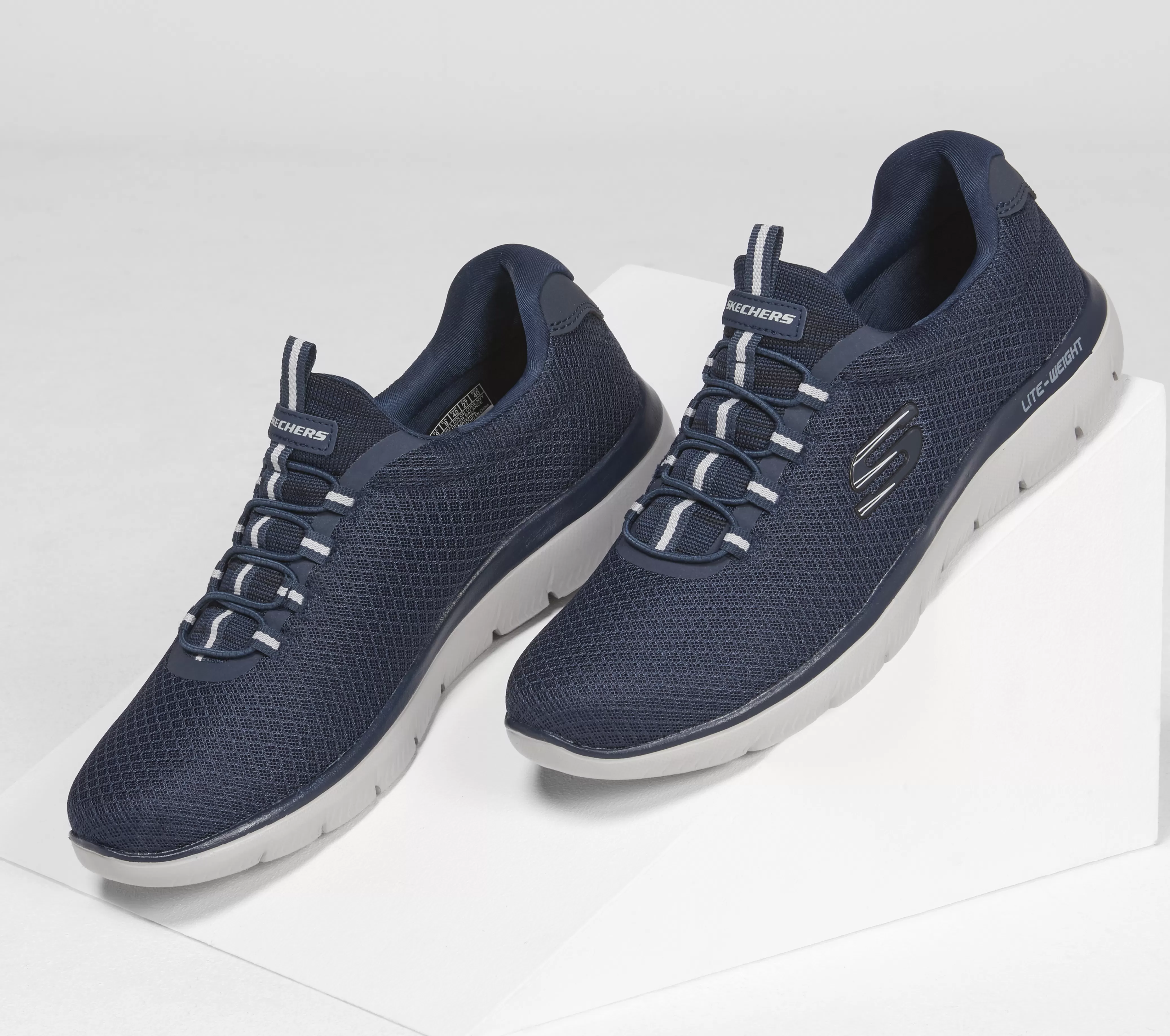 SKECHERS Summits | Hombre Sin Cordones | Zapatillas Casual