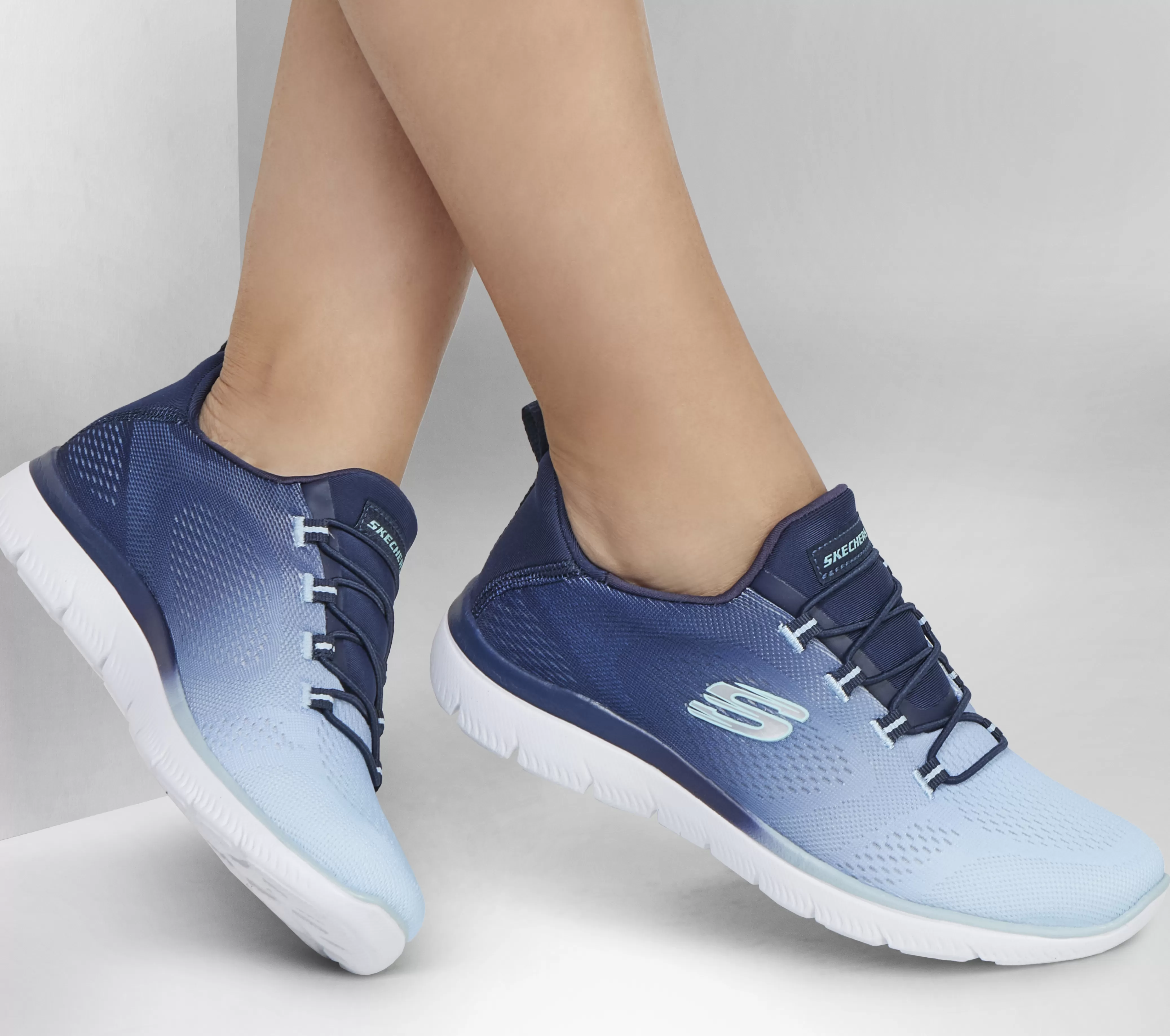 SKECHERS Summits - Bright Charmer | Mujer Sin Cordones | Zapatillas Casual