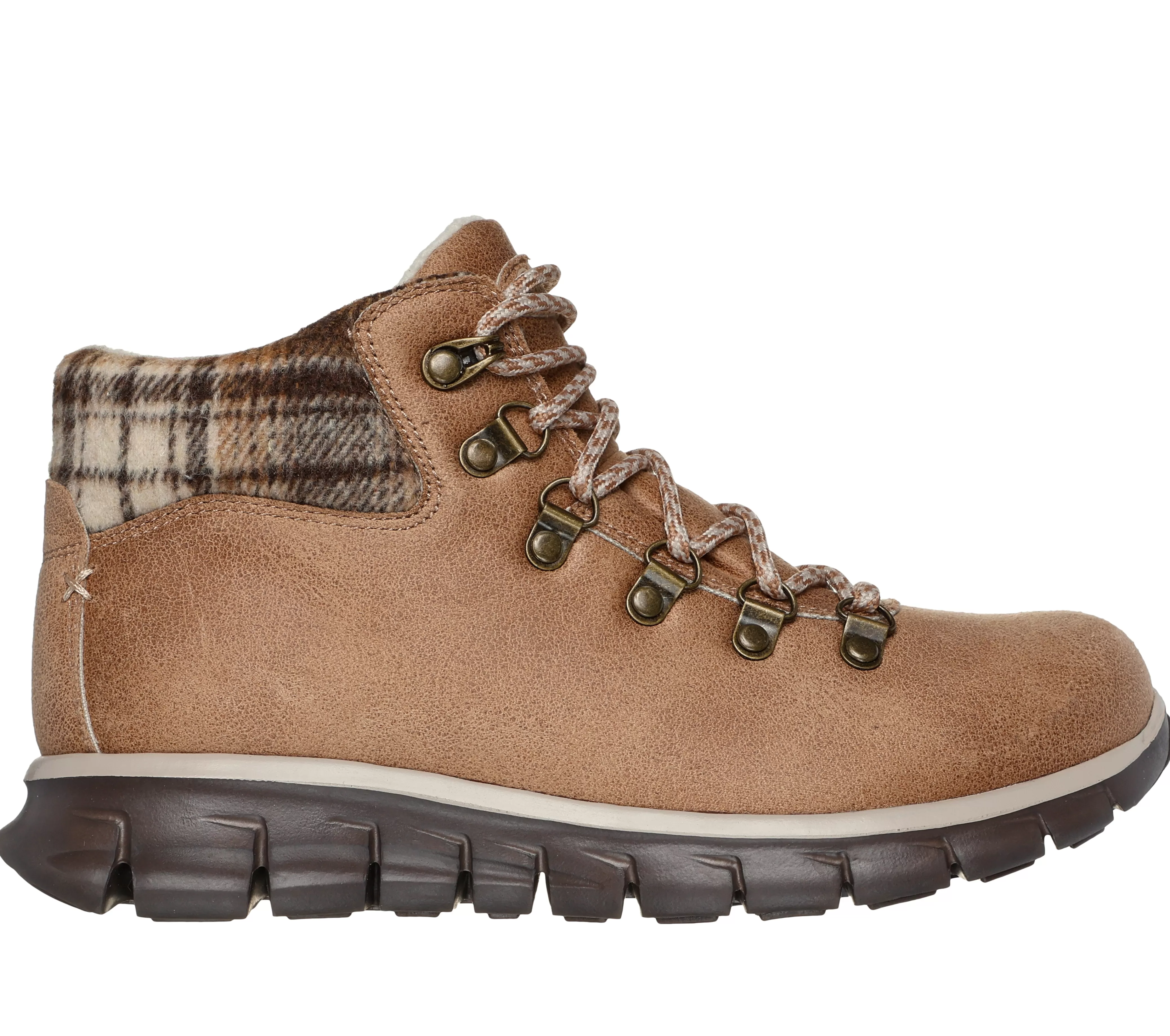 SKECHERS Synergy - Plaid Mood | Mujer Botas | Con Cordones