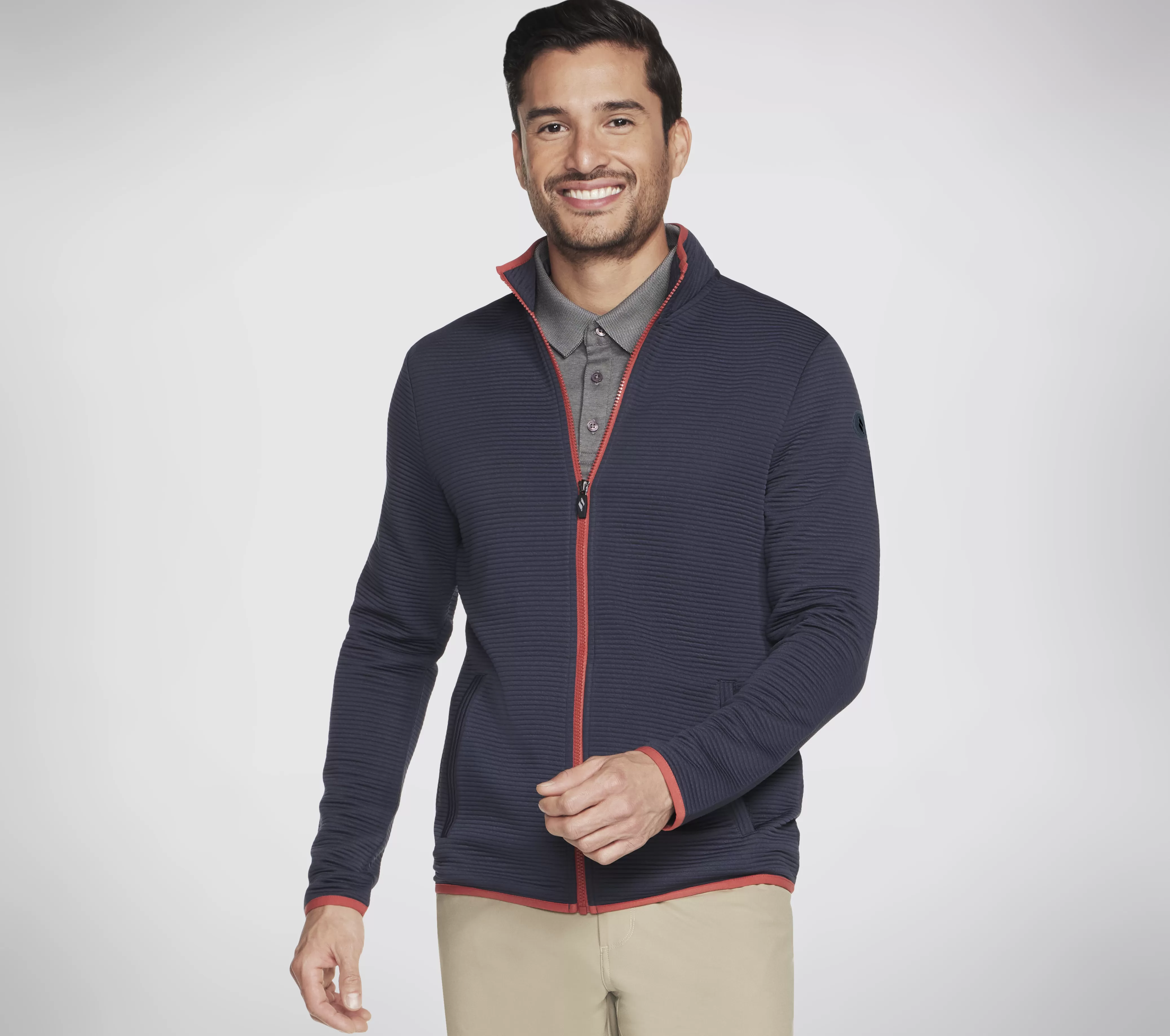 SKECHERS The Hoodless Hoodie Ottoman Jacket | Hombre Partes De Arriba | Partes De Arriba