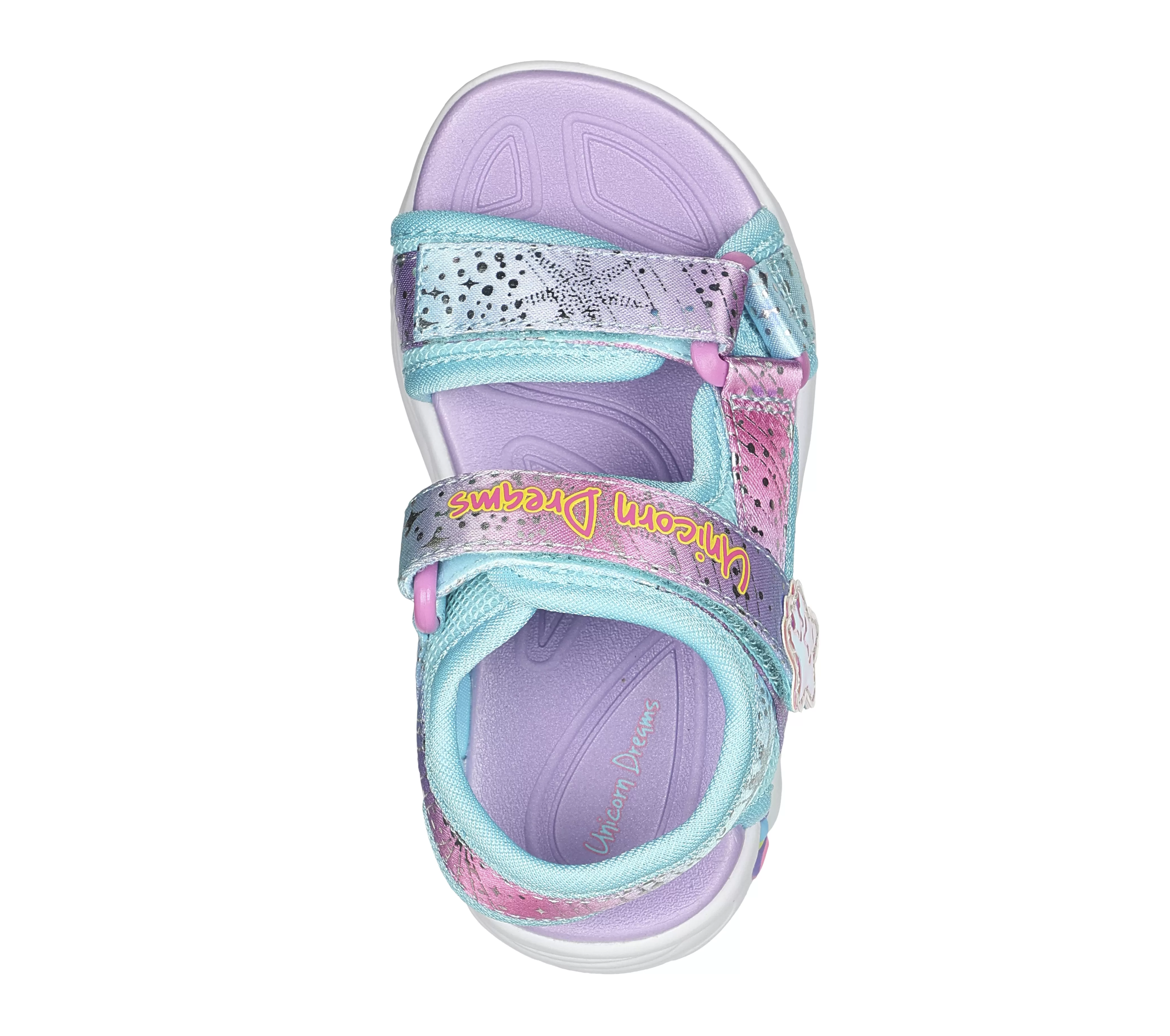 SKECHERS Unicorn Dreams - Majestic Bliss | Niños Sin Cordones | Con Luces