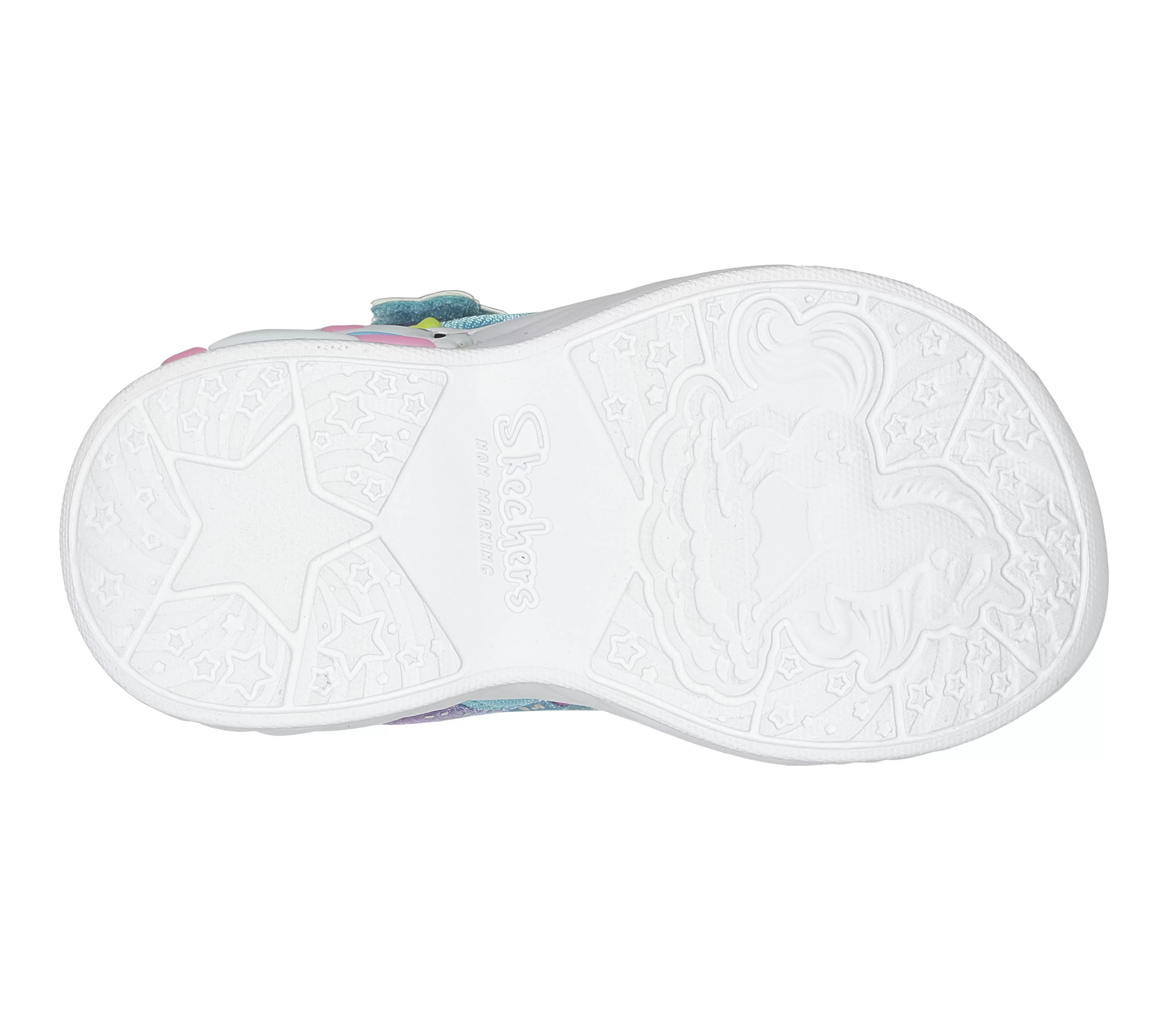 SKECHERS Unicorn Dreams - Majestic Bliss | Niños Sin Cordones | Con Luces