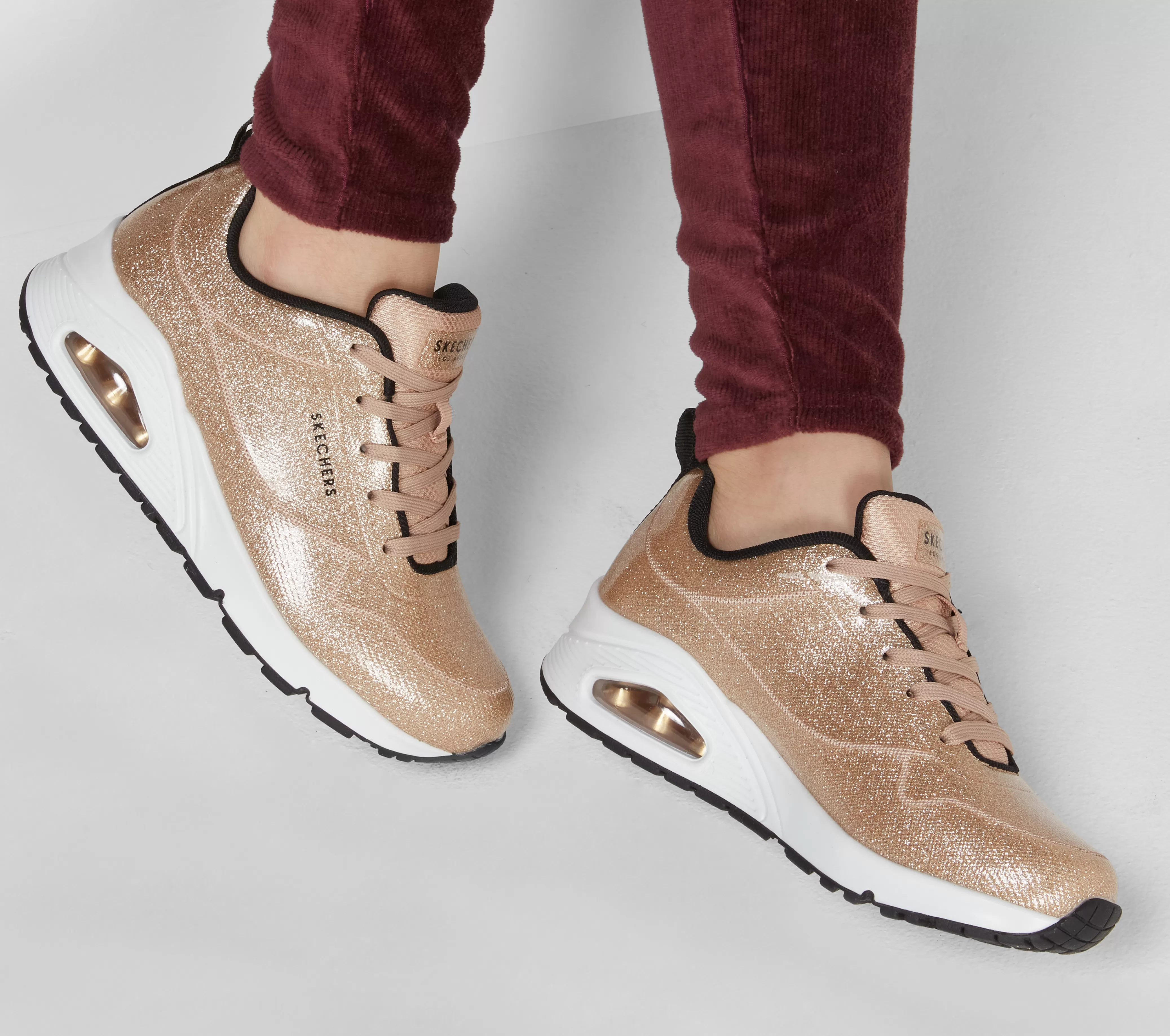 SKECHERS Uno - Diamond Shatter | Mujer Con Cordones | Zapatillas Casual