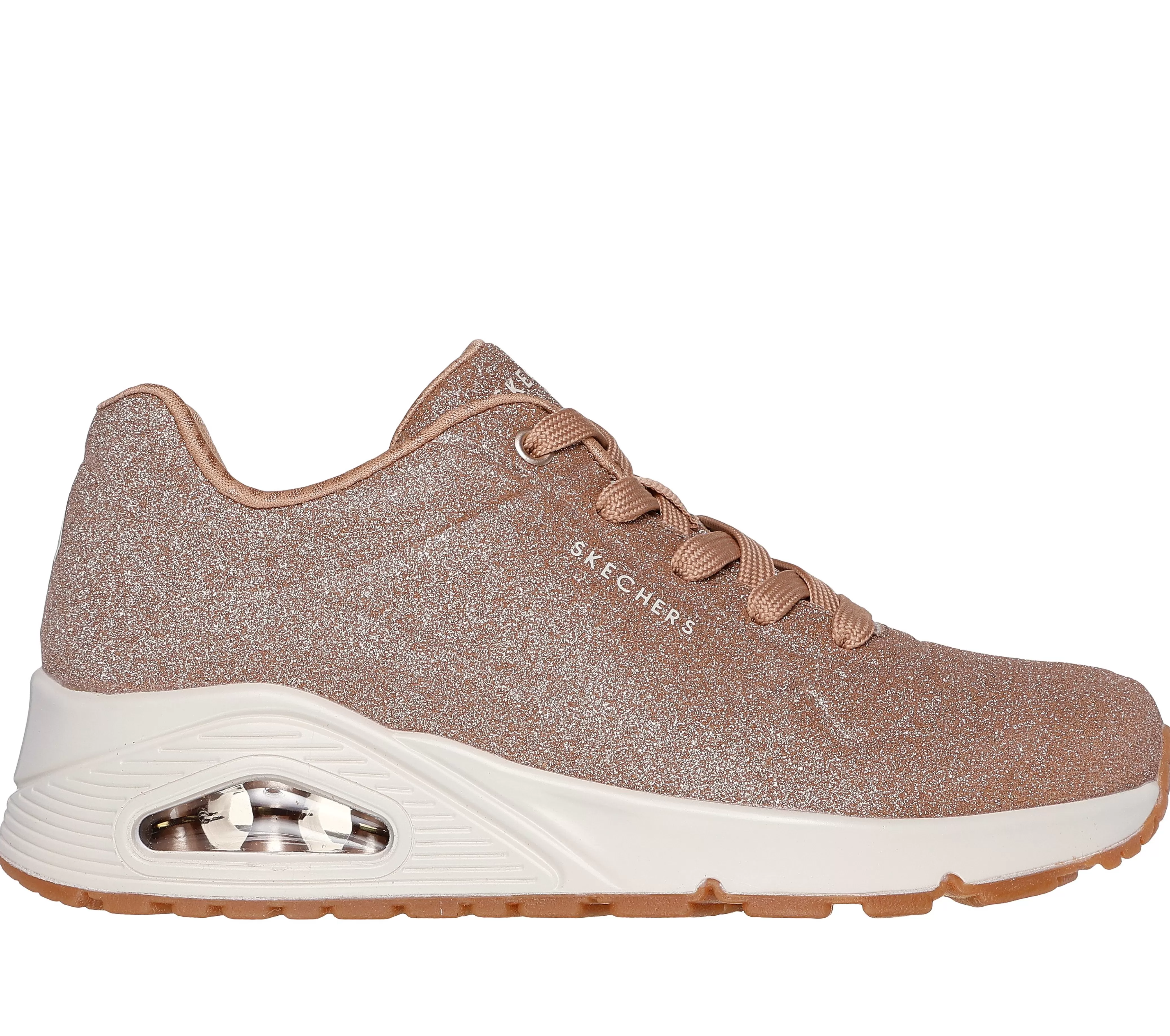 SKECHERS Uno - Glitter Bomb | Mujer Con Cordones | Zapatillas Casual