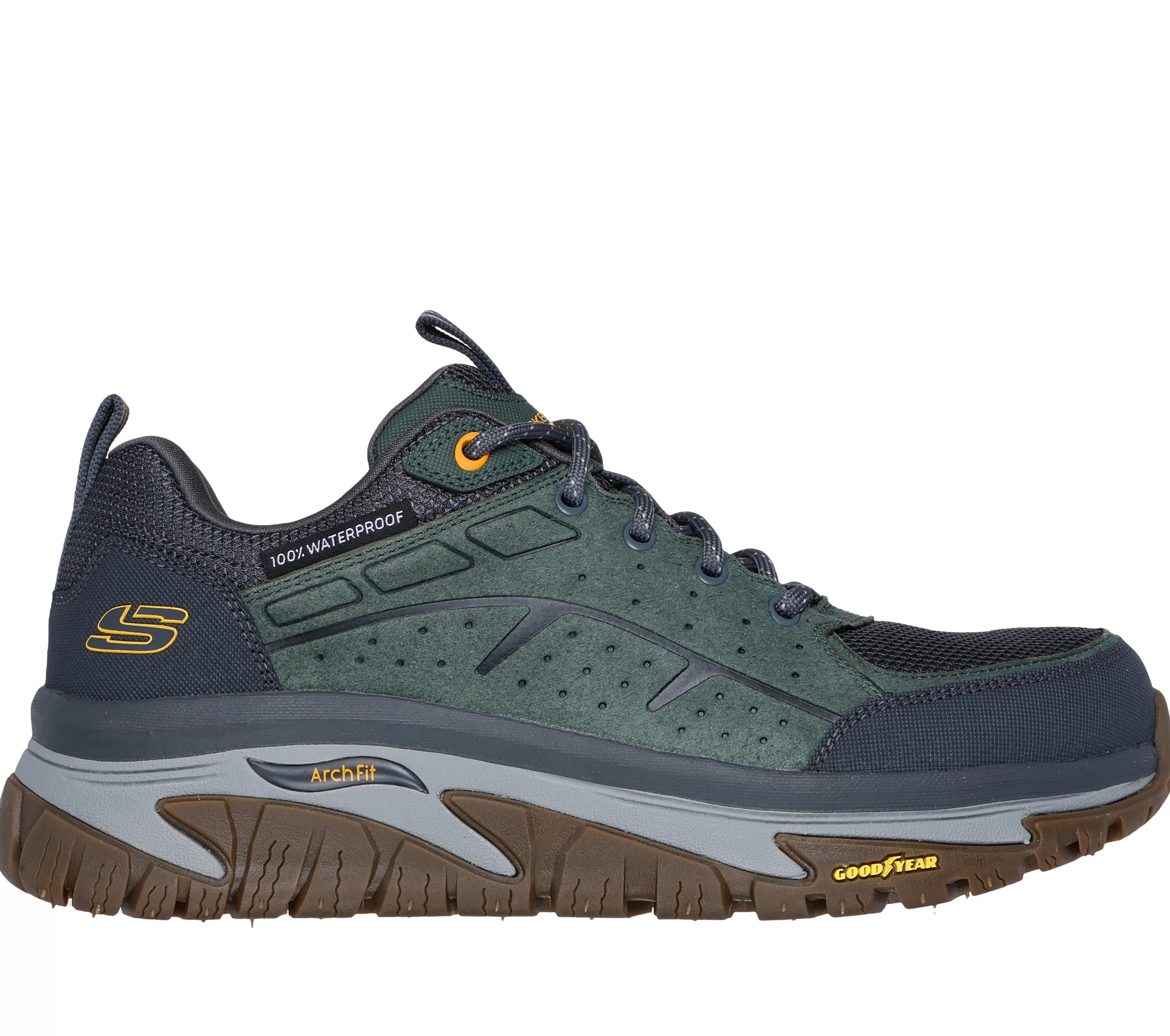 SKECHERS Waterproof: Arch Fit Road Walker - Vernal | Hombre Con Cordones | Zapatillas De Deporte